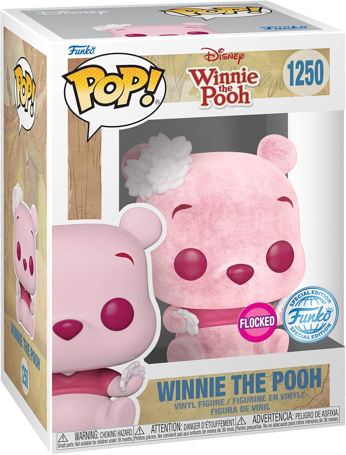 Funko Pop! Disney - Winnie the Pooh Cherry Blossom Flocked Vinyl Figure (66612) 4