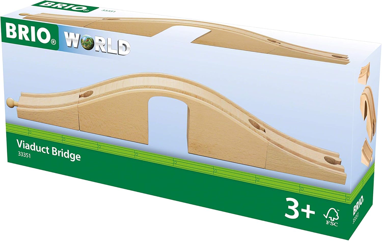 BRIO World Viaduct Bridge - Wooden Train Set Accessory for Kids 3 Years Up 6