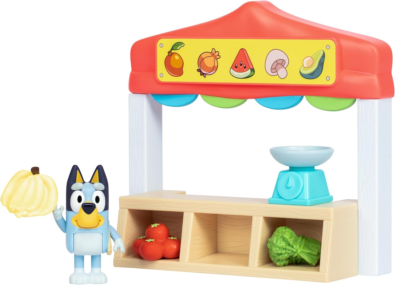 Bluey Farmers Market Playset - Includes Articulated Bluey Figure & Accessories 5