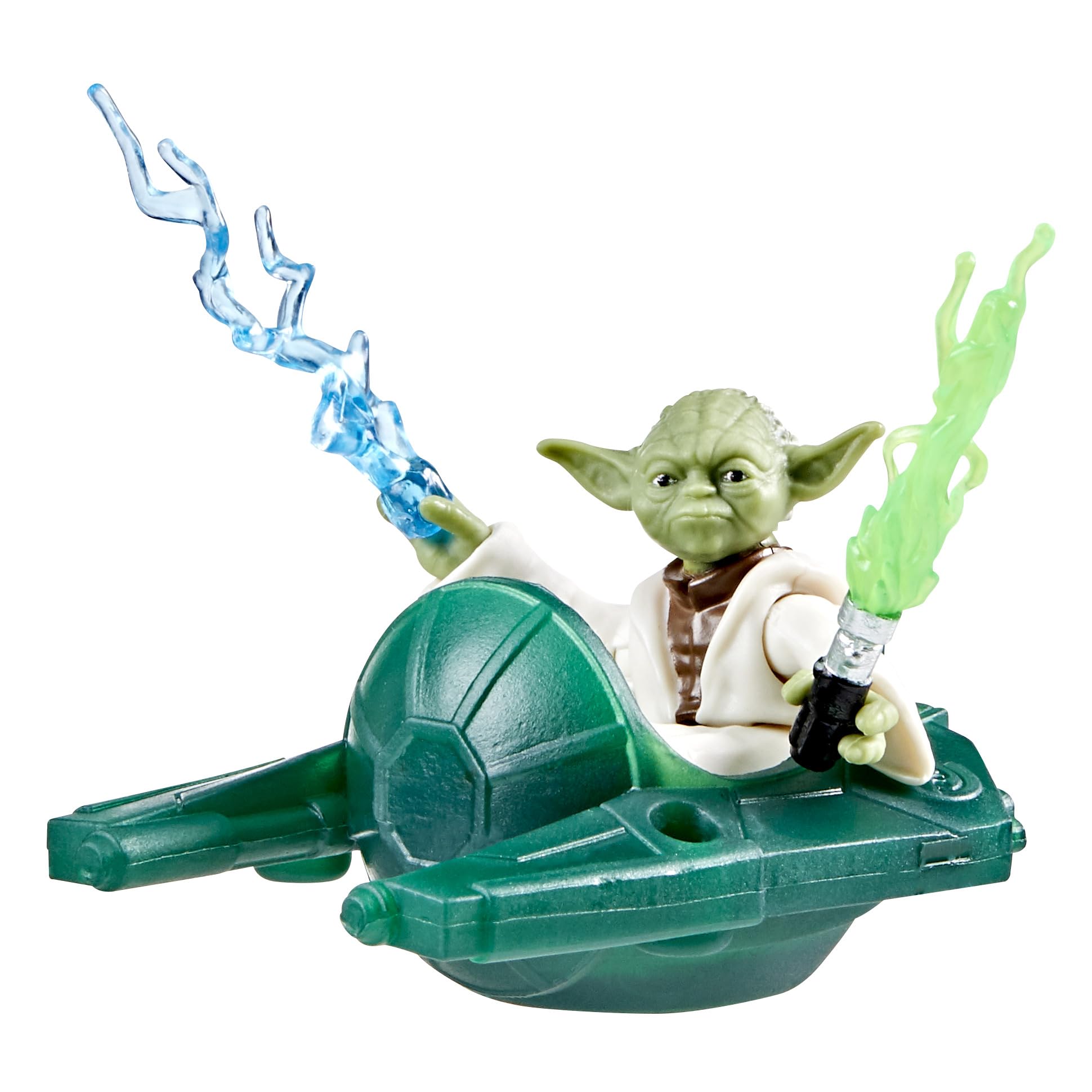 Star Wars Epic World of Action Master Yoda - 4" Scale Action Figure with Jedi Starfighter 7