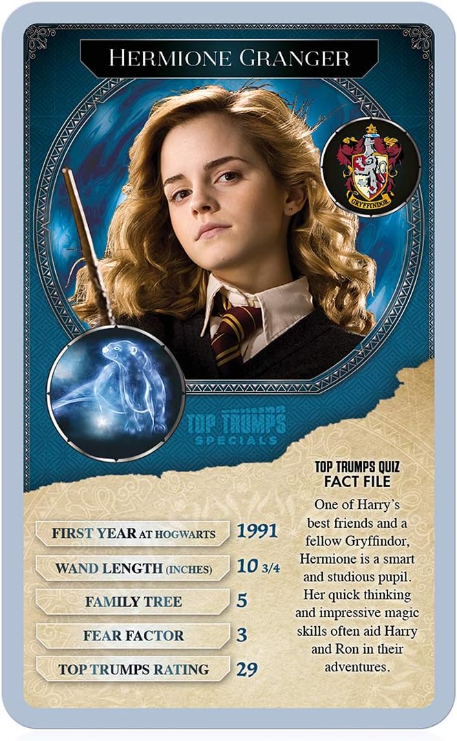 Top Trumps Harry Potter 30 Witches and Wizards Specials Card Game 5