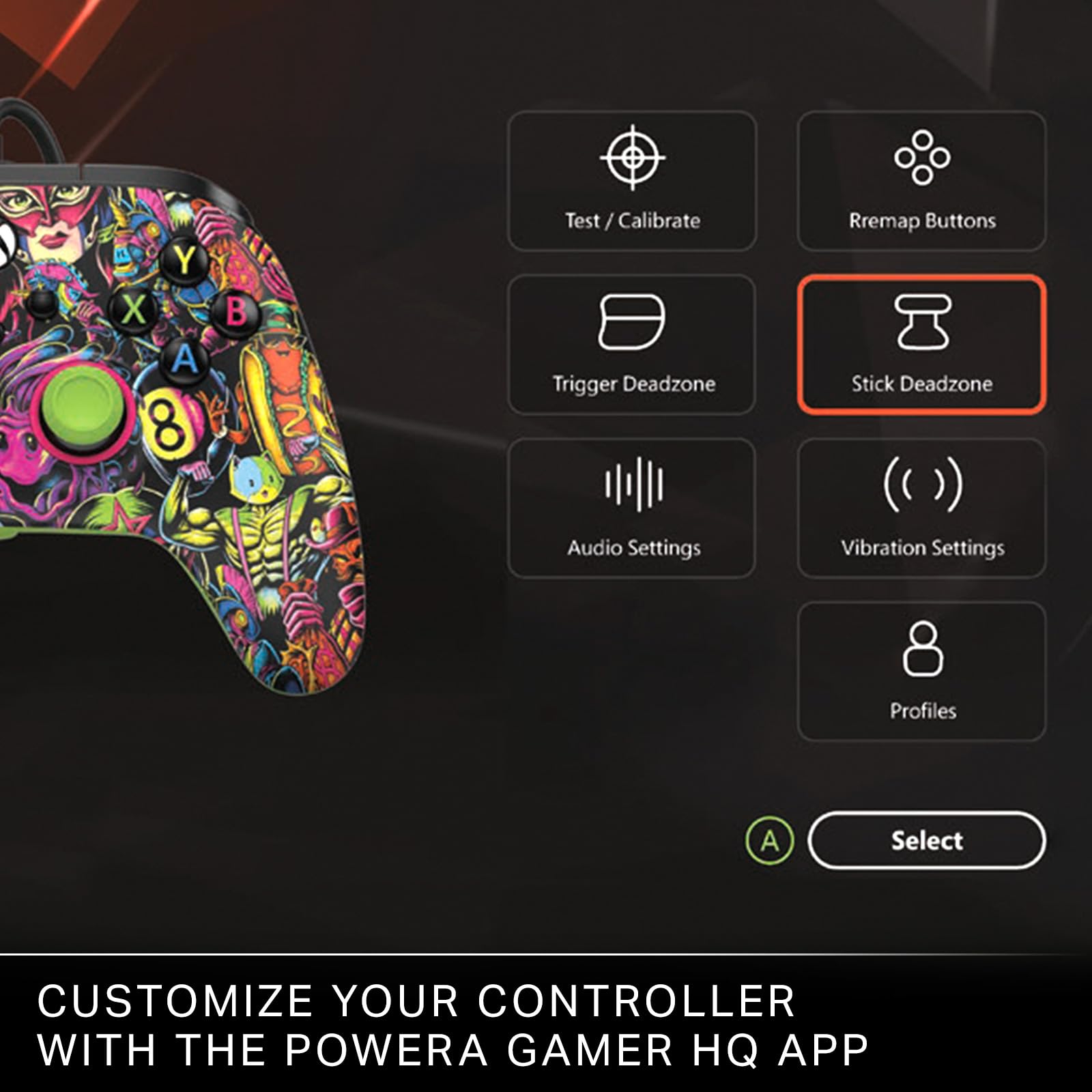 Fortnite Glow - PowerA Advantage Wired Controller for Xbox Series X|S 8