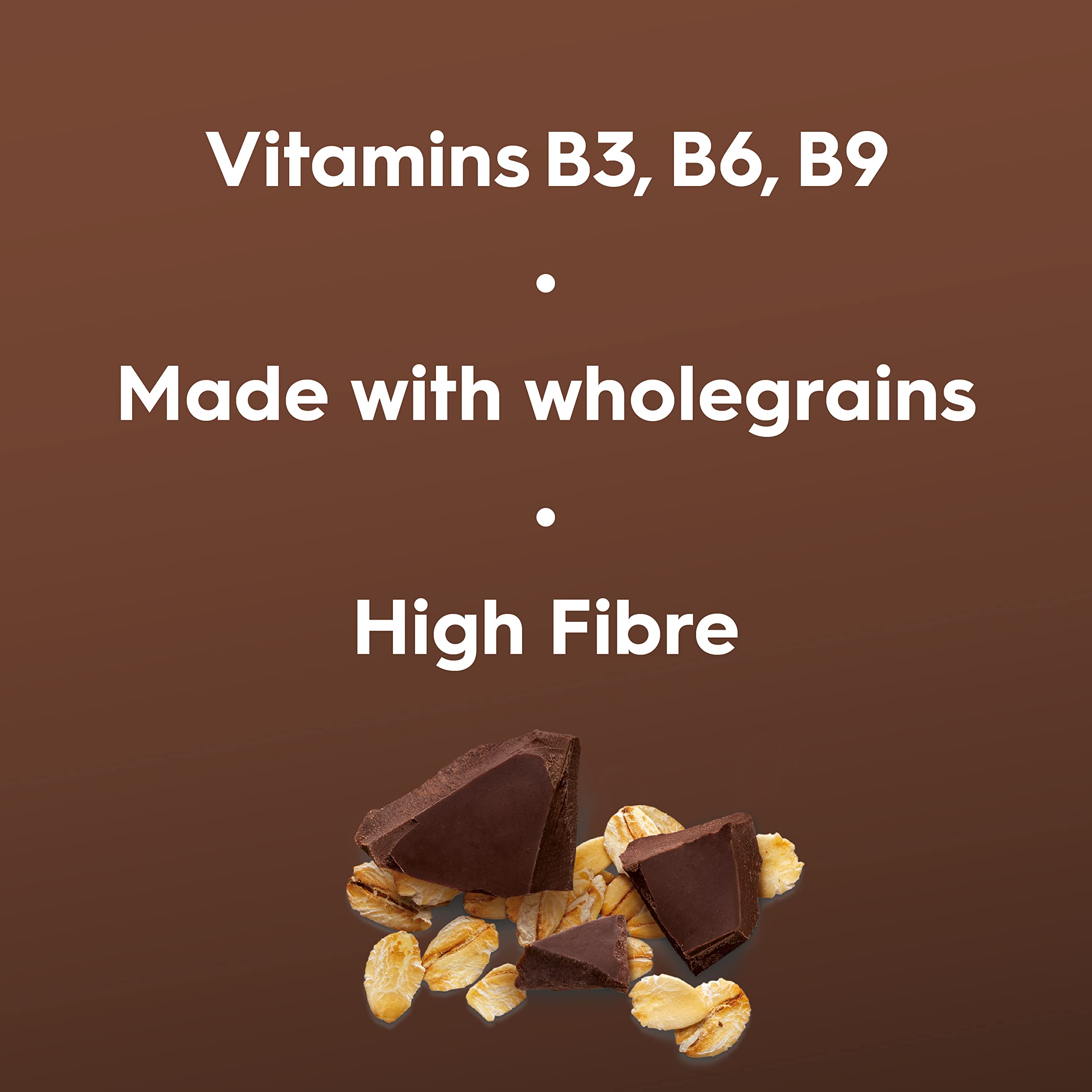 Special K Dark Chocolate Cereal Bars, 6 x 21.5g - High Fibre, Wholewheat Flakes with Dark Chocolate Drizzle