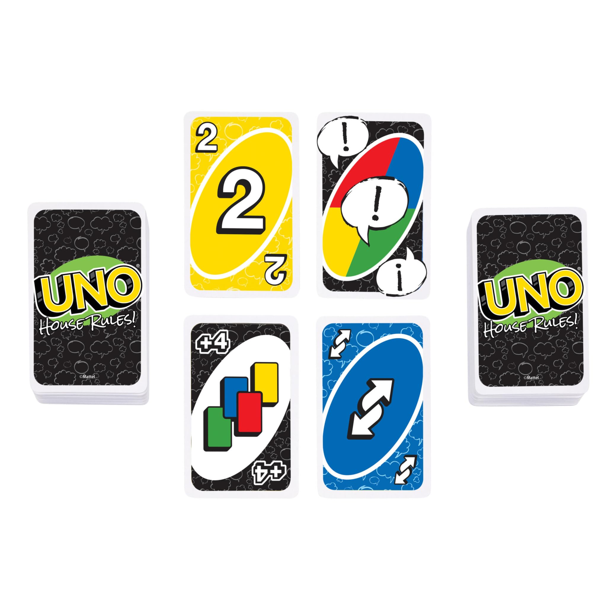 Mattel UNO House Rules Card Game for Family, Party & Travel - HRL31 5