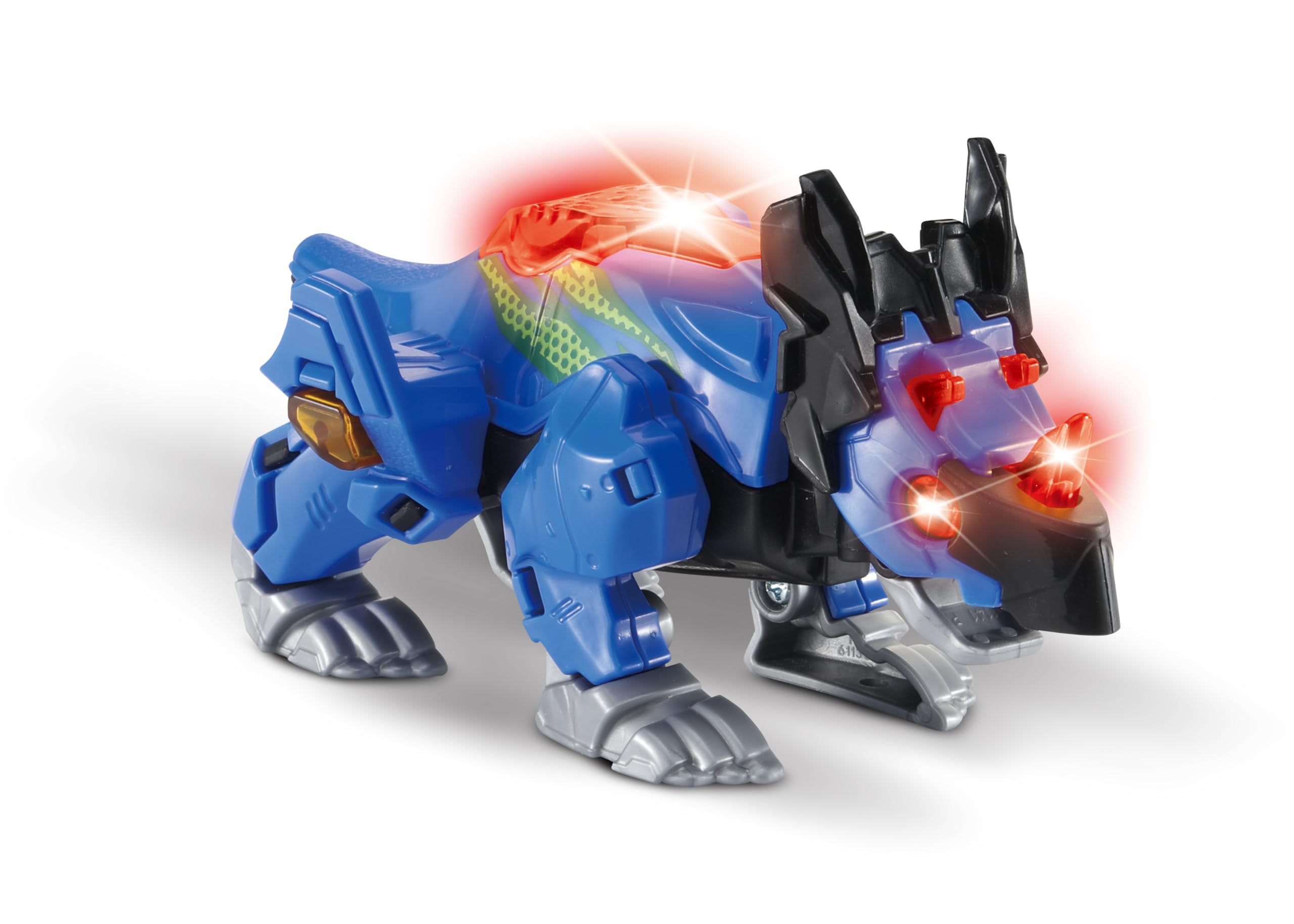 VTech Switch & Go Dinos Thorn The Triceratops Action Figure - 2-in-1 Dino & Car Transforming Toy 4
