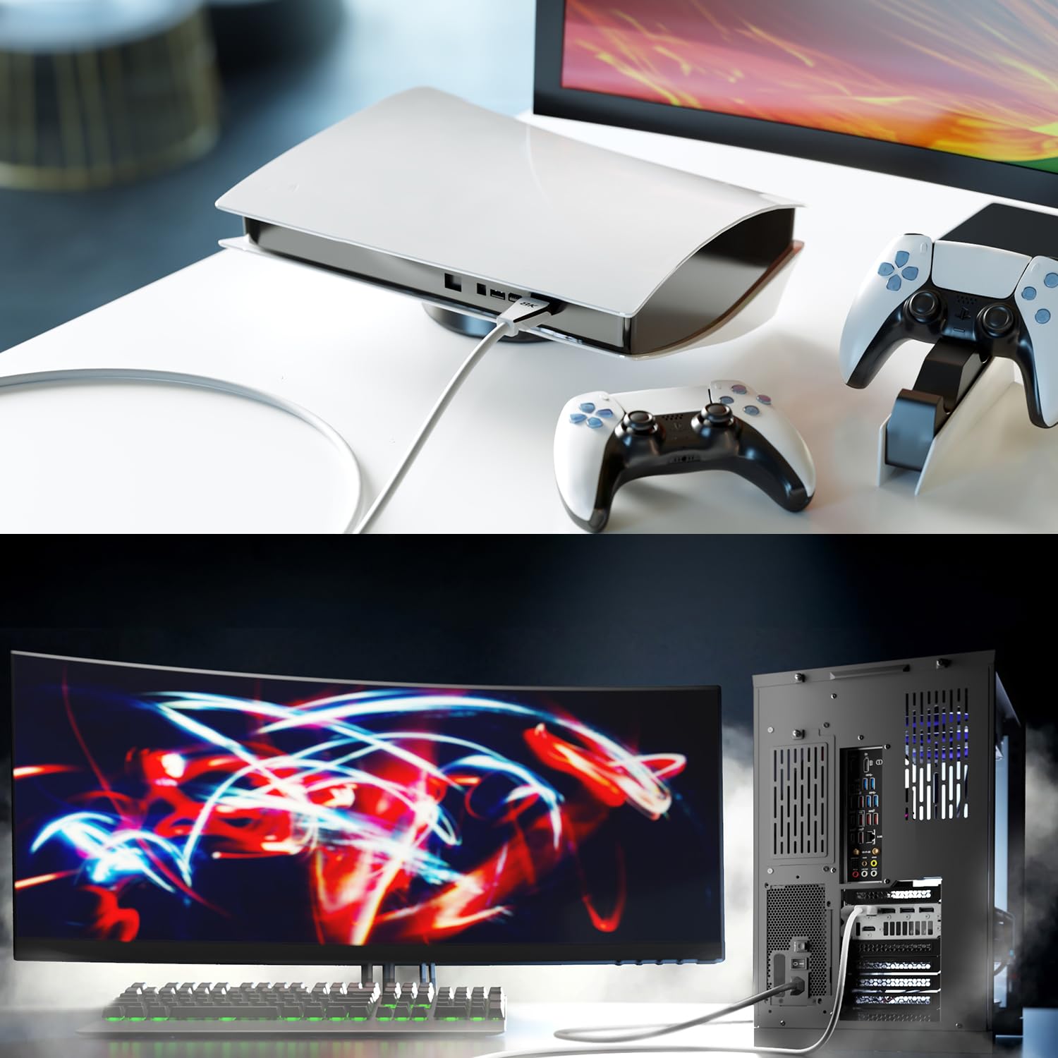 KabelDirekt 8K HDMI 2.1 Cable, Ultra High Speed Certified for PS5, Xbox Series X/S, Gaming PC, 4K/8K TV 5