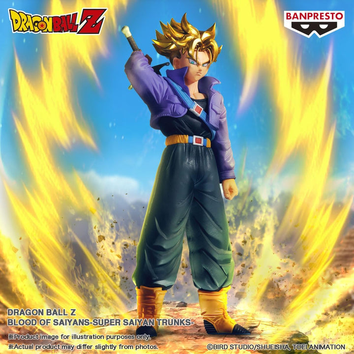 BANPRESTO Dragon Ball Z - Trunks (Future) Super Saiyan Statue (BP89556P)