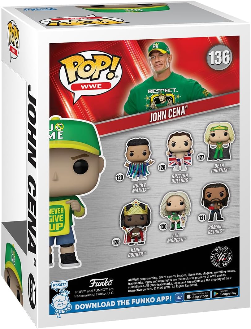 Funko Pop! WWE: John Cena (Never Give Up) Vinyl Figure 6
