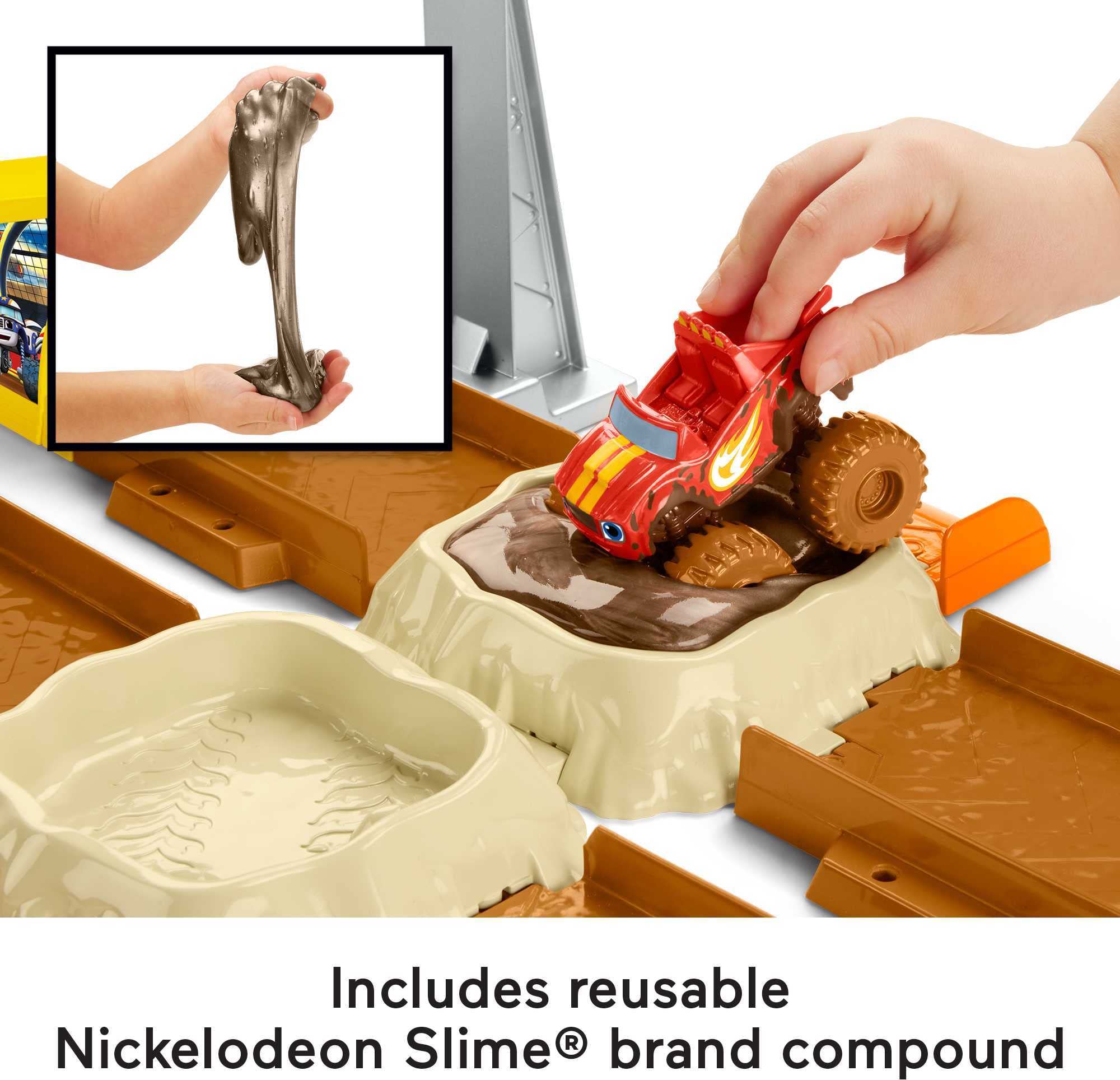 Fisher-Price Nickelodeon Blaze and the Monster Machines Mud Pit Race Track 7