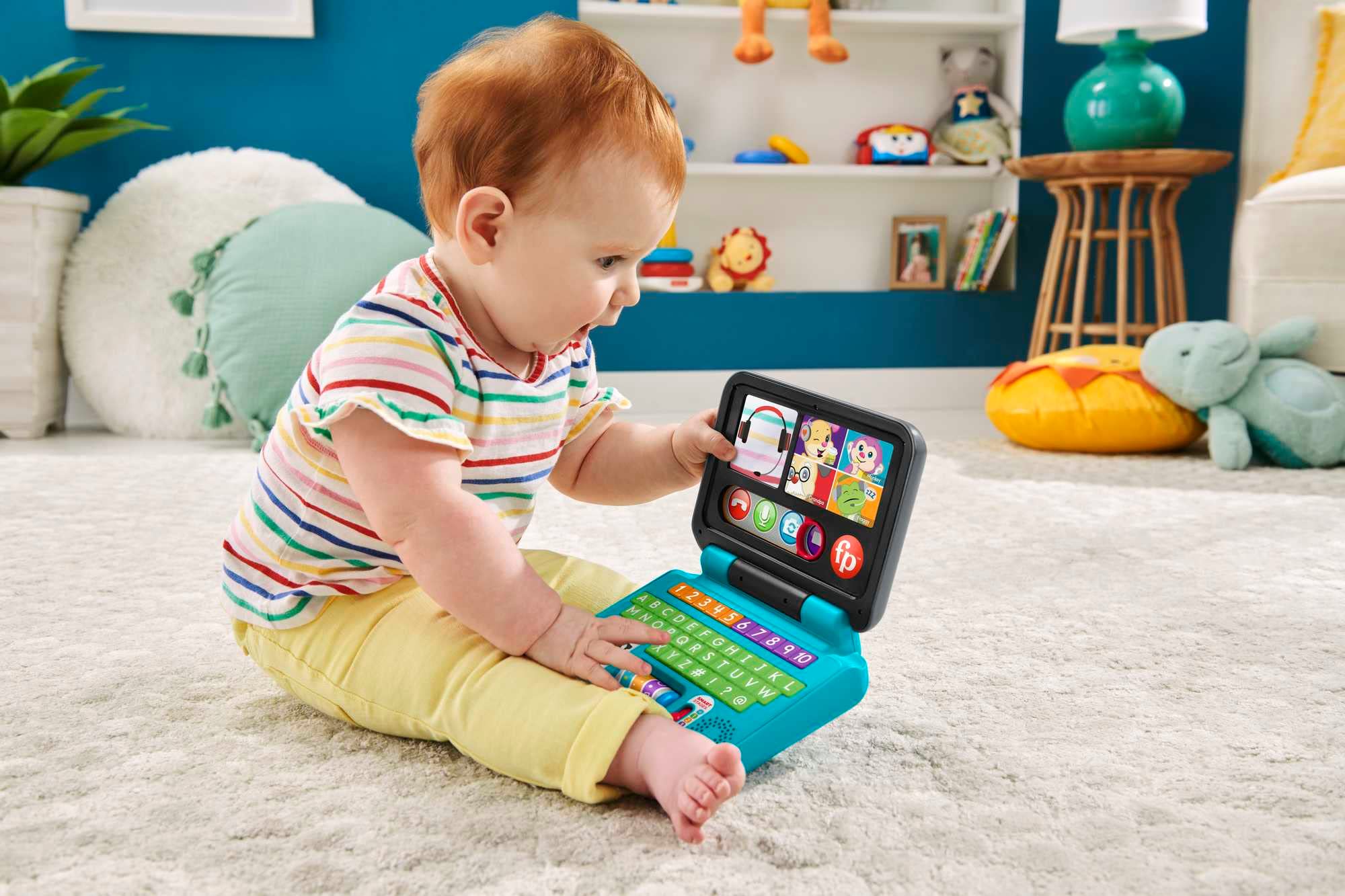 Fisher-Price Laugh & Learn Let's Connect Laptop - Electronic Learning Toy for Toddlers 6-36 Months 6