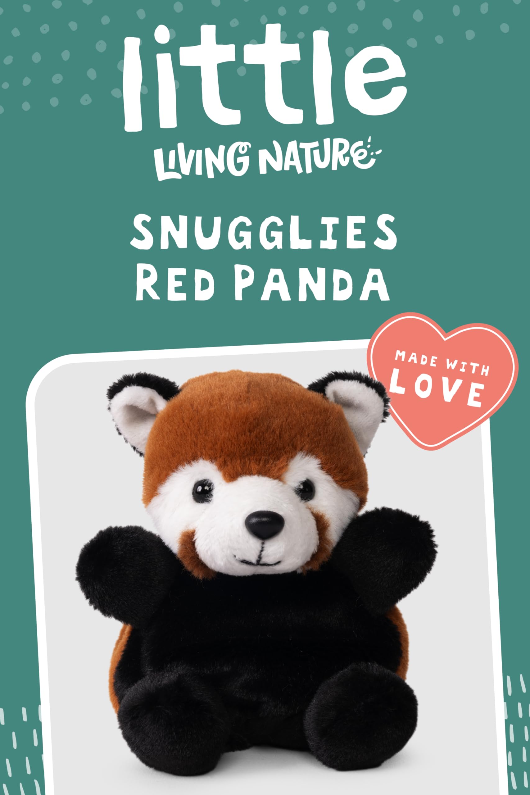 Living Nature Little Snugglies Red Panda Plush Toy | Collectable Soft Toy for Kids
