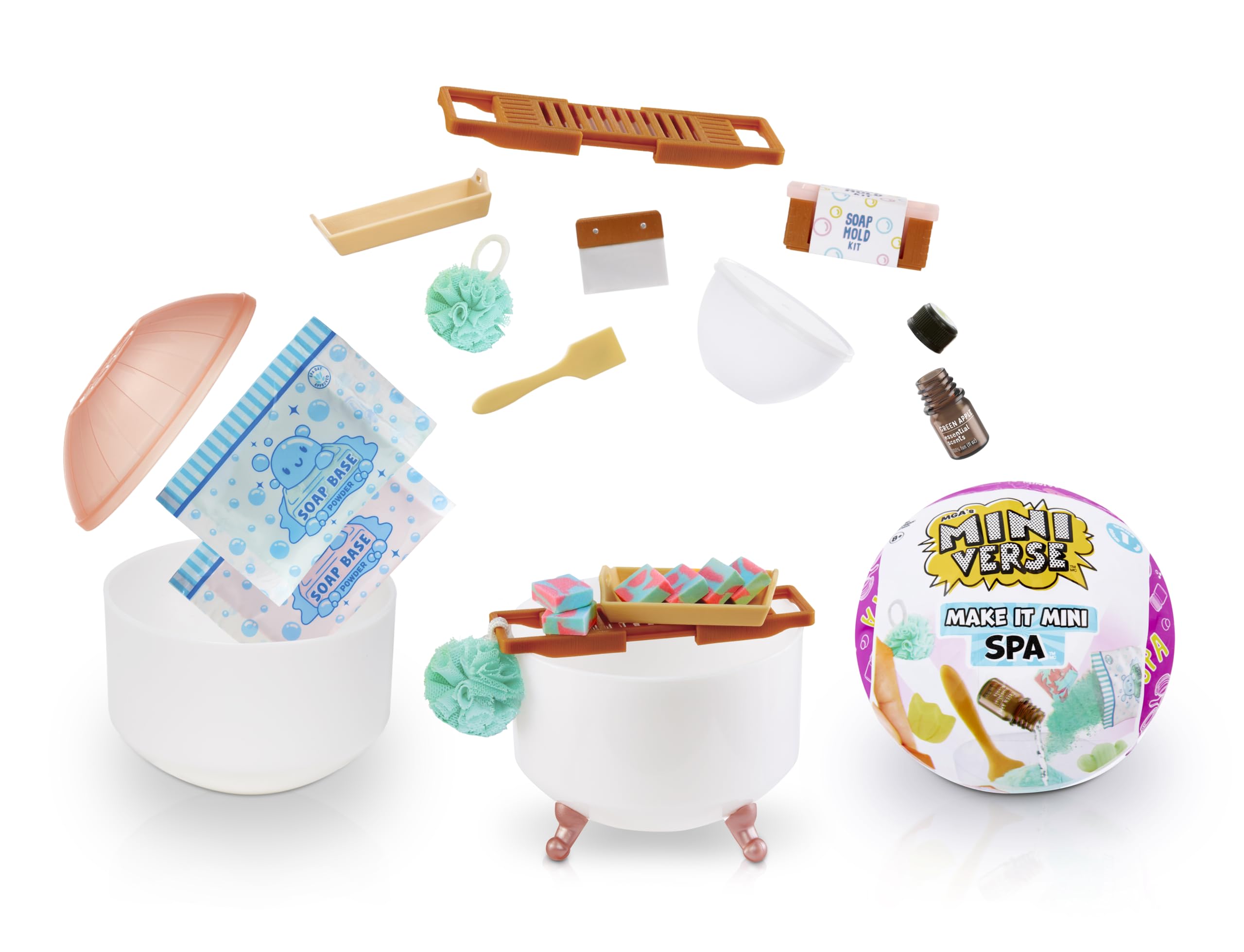 MGA's Miniverse Make It Mini Spa Series 1 - DIY Collectible Miniatures for Teens & Adults | Scented