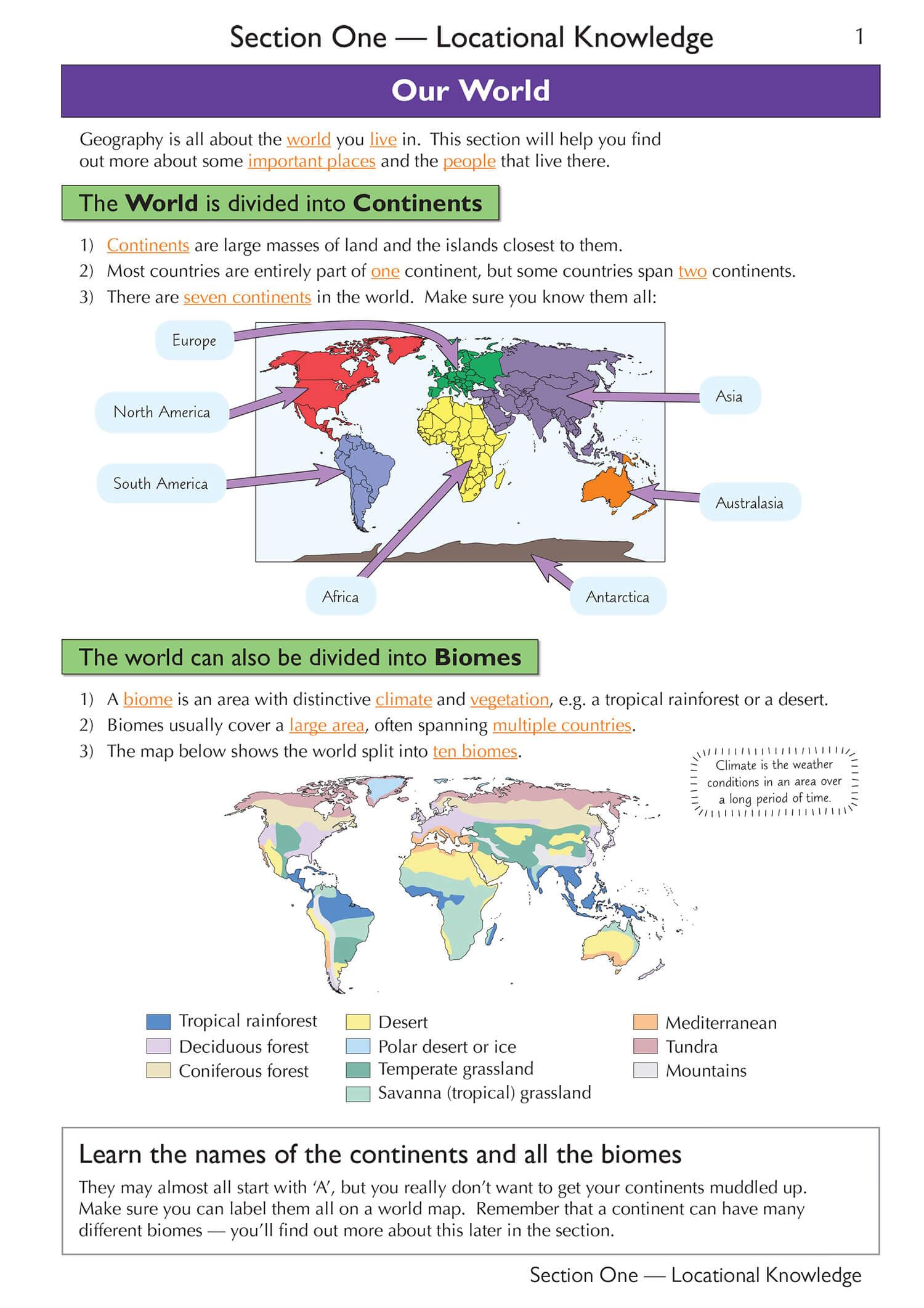 CGP KS3 Geography Complete Revision & Practice Book - All-in-One Guide | Includes Online Edition