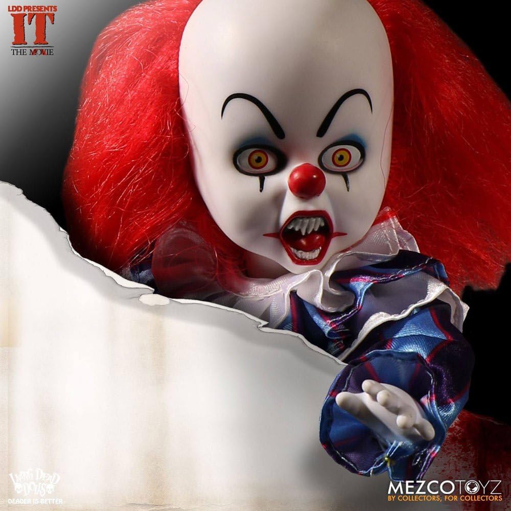 Living Dead Dolls Pennywise Action Figure - 10" Collectible with Articulation