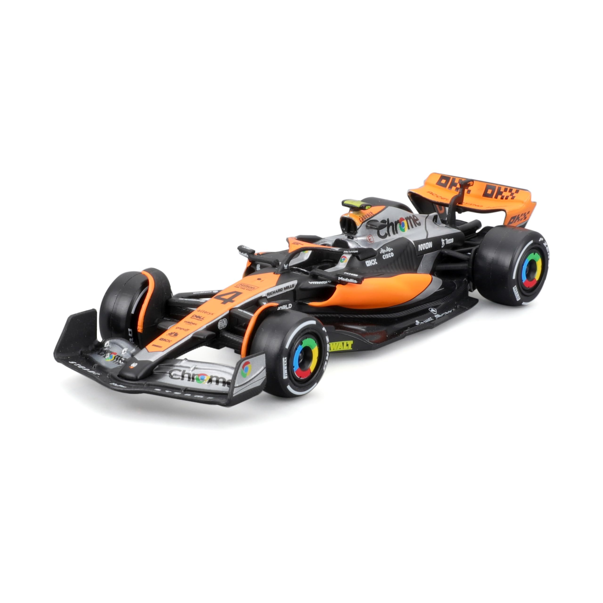 Bburago McLaren MCL60 2023 Norris Formula 1 Race Car - 1:43 Scale Die-Cast Collectible