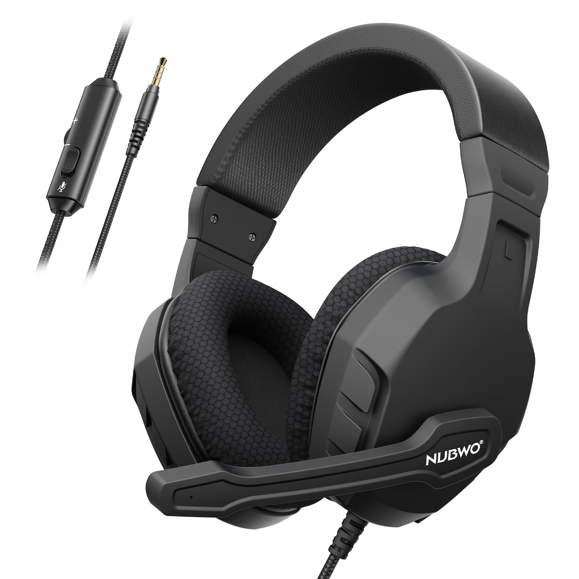 NUBWO U3 Gaming Headset - Universal Compatibility, Noise-Canceling Mic, 50mm Drivers | PC, PS5, Xbox 1