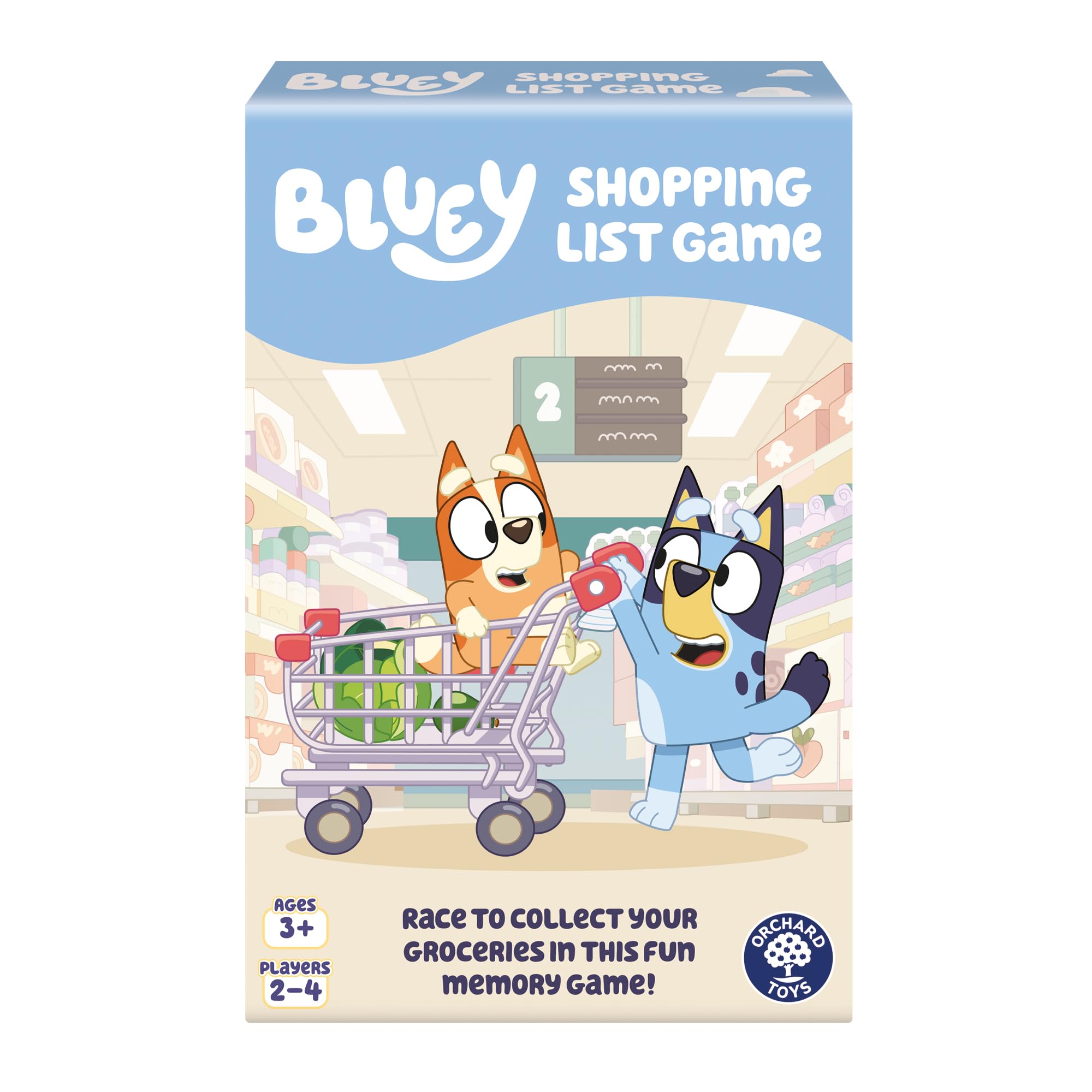 Orchard Toys Official Bluey Shopping List Matching and Memory Game