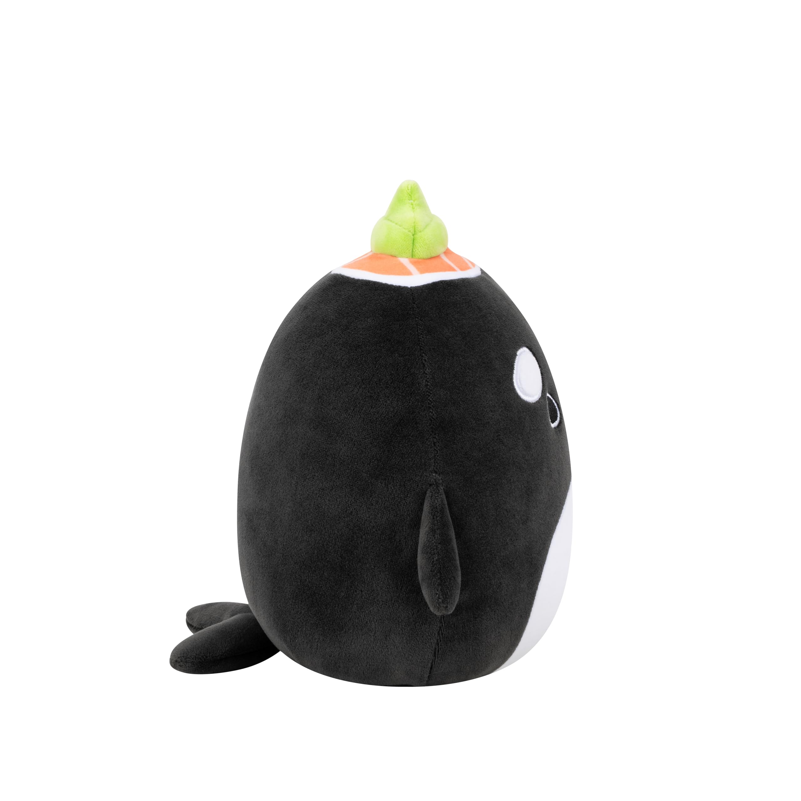 Squishmallows Kai the Black Sushi Orca Whale - 7.5-Inch Plush Toy for Kids 3 Years and Up 11