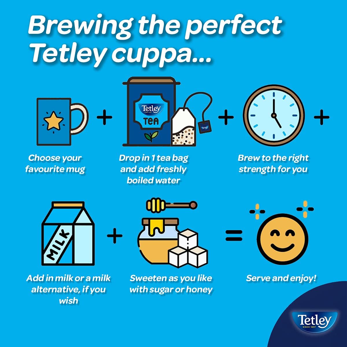 Tetley - Earl Grey Tea Black Tea, 150 Teabags (6 x 25) 4