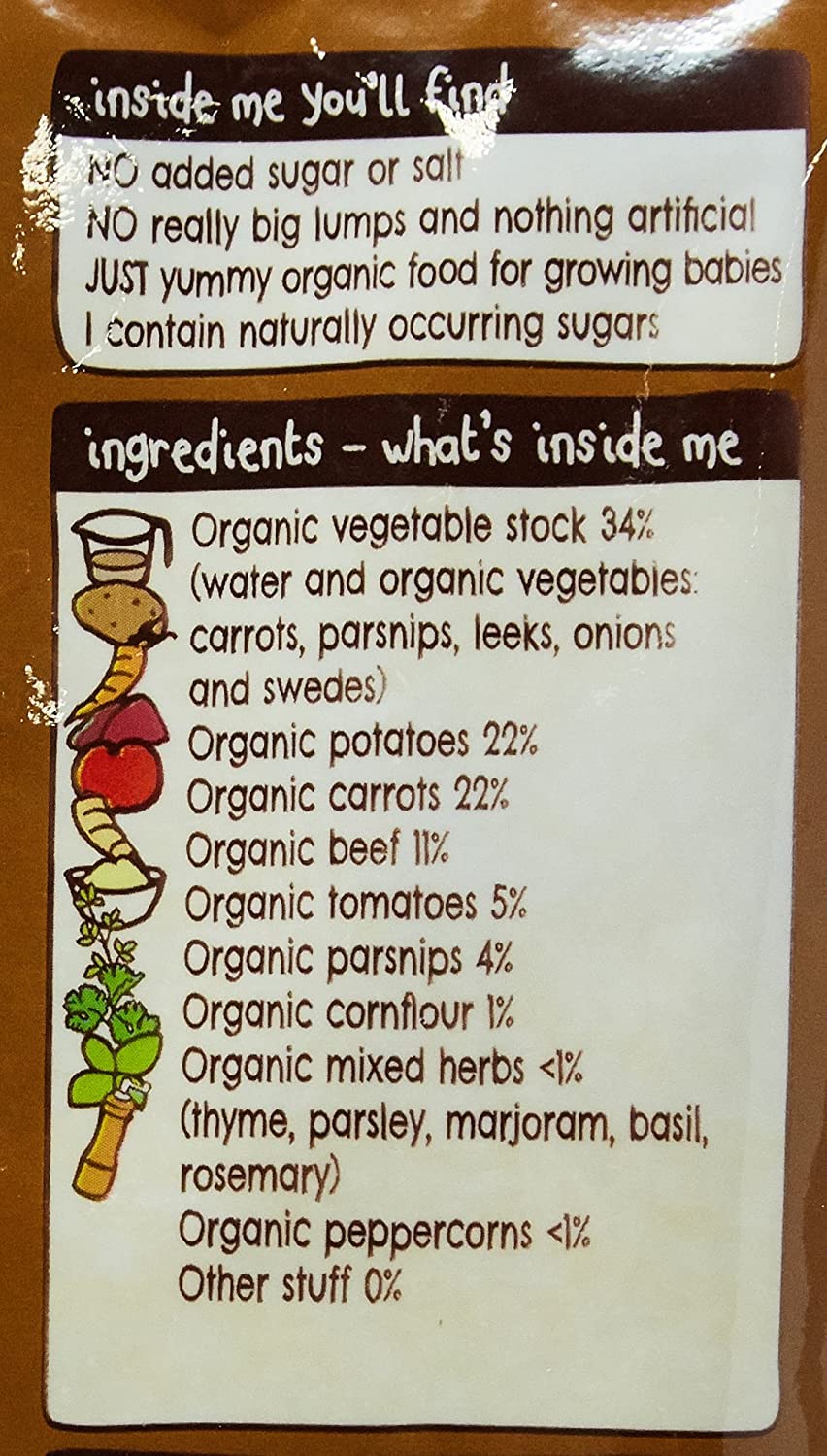 Ella's Kitchen Organic Wonderfully Wearing Beef Stew with Spuds 190g 4