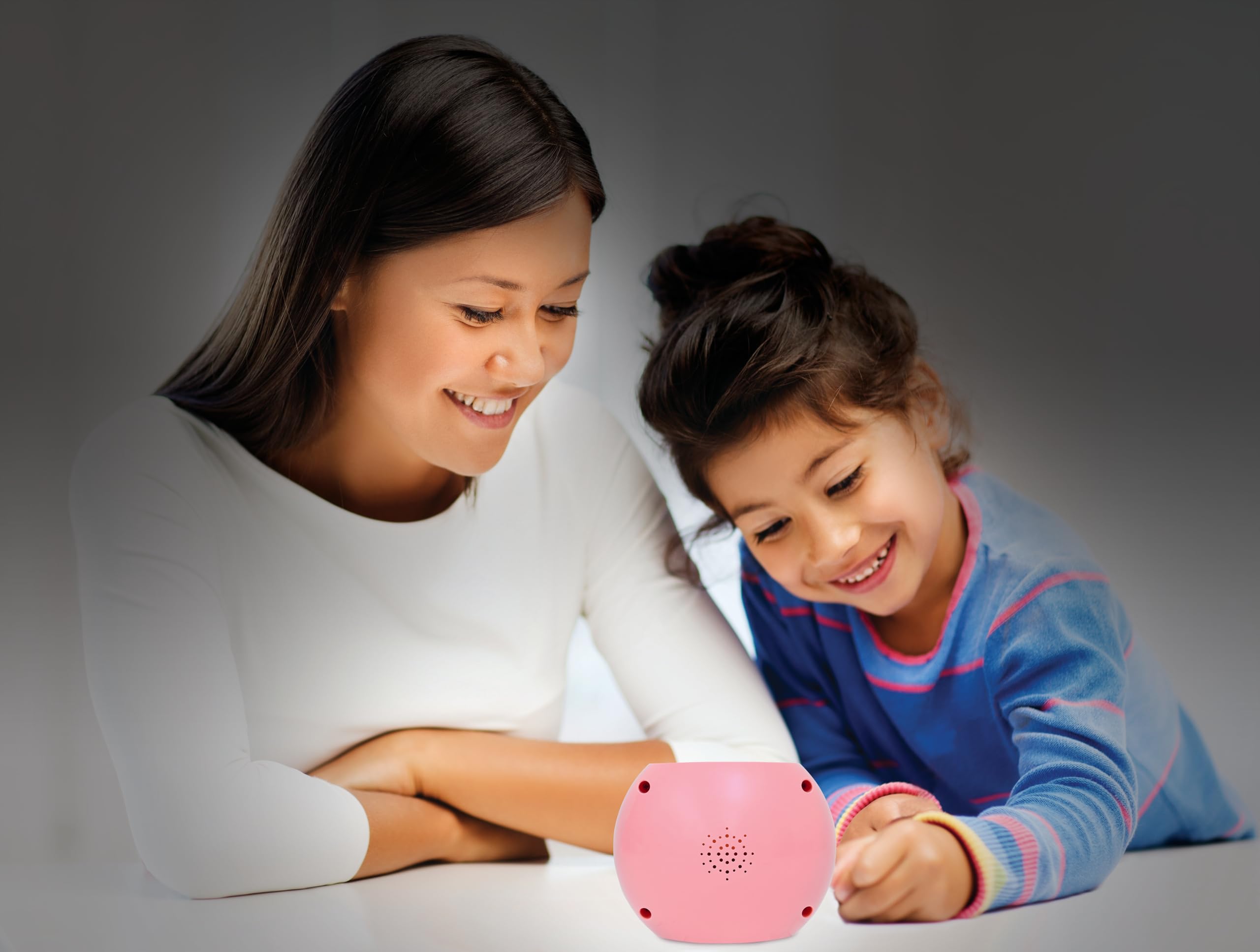 Gabby's Dollhouse Projector Alarm Clock with Nightlight - Pink 4