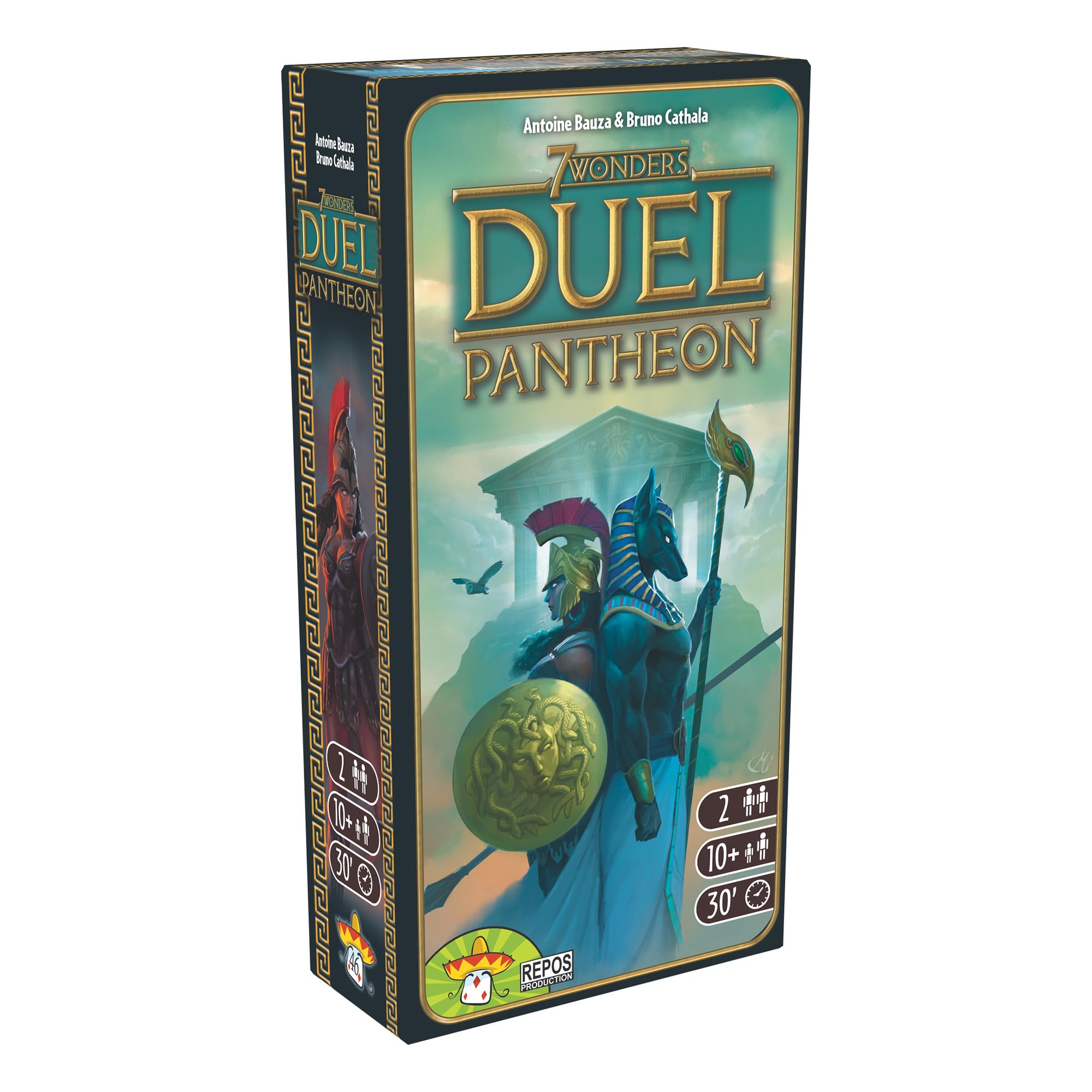 Repos Production 7 Wonders Duel Pantheon Expansion Board Game