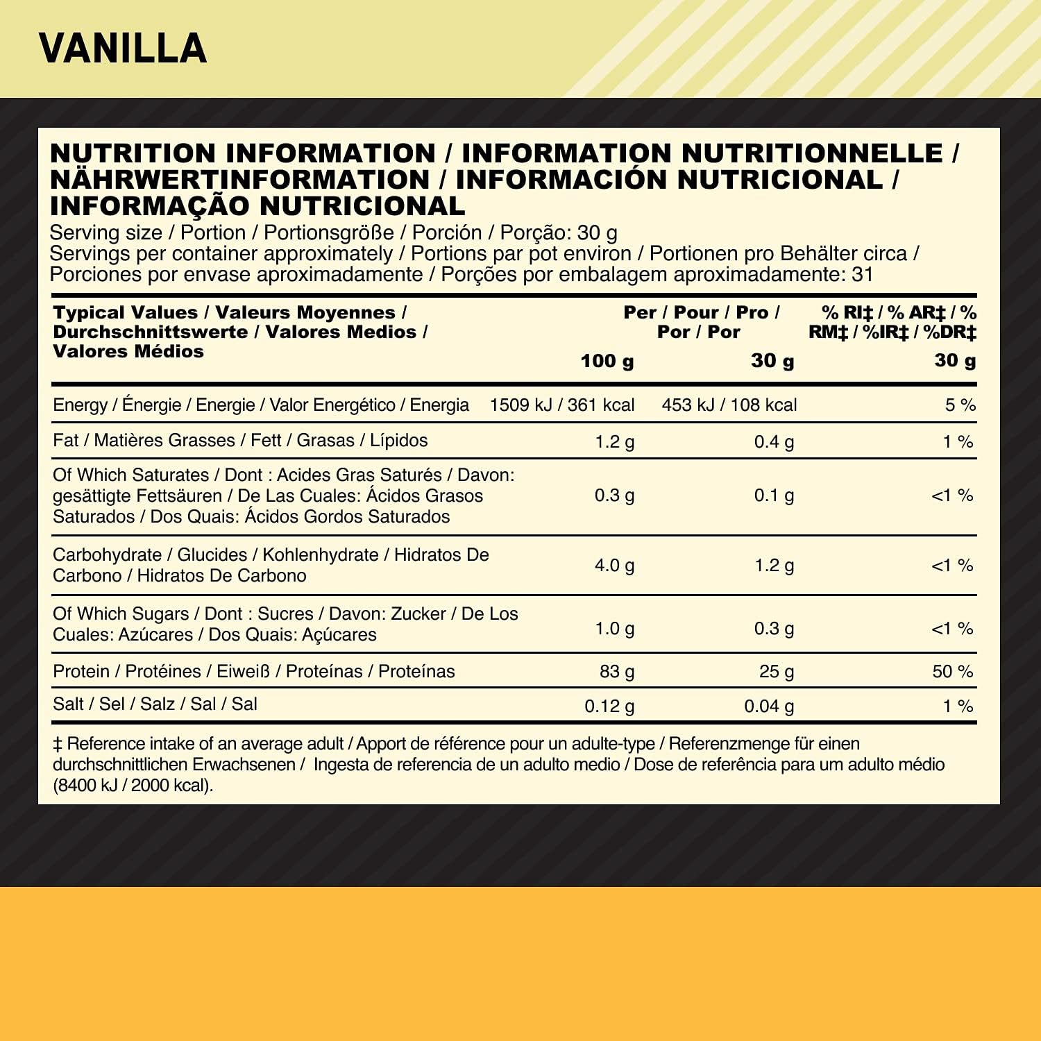 Optimum Nutrition Gold Standard 100% Isolate Whey Protein Powder - High-Protein Fitness Support 9