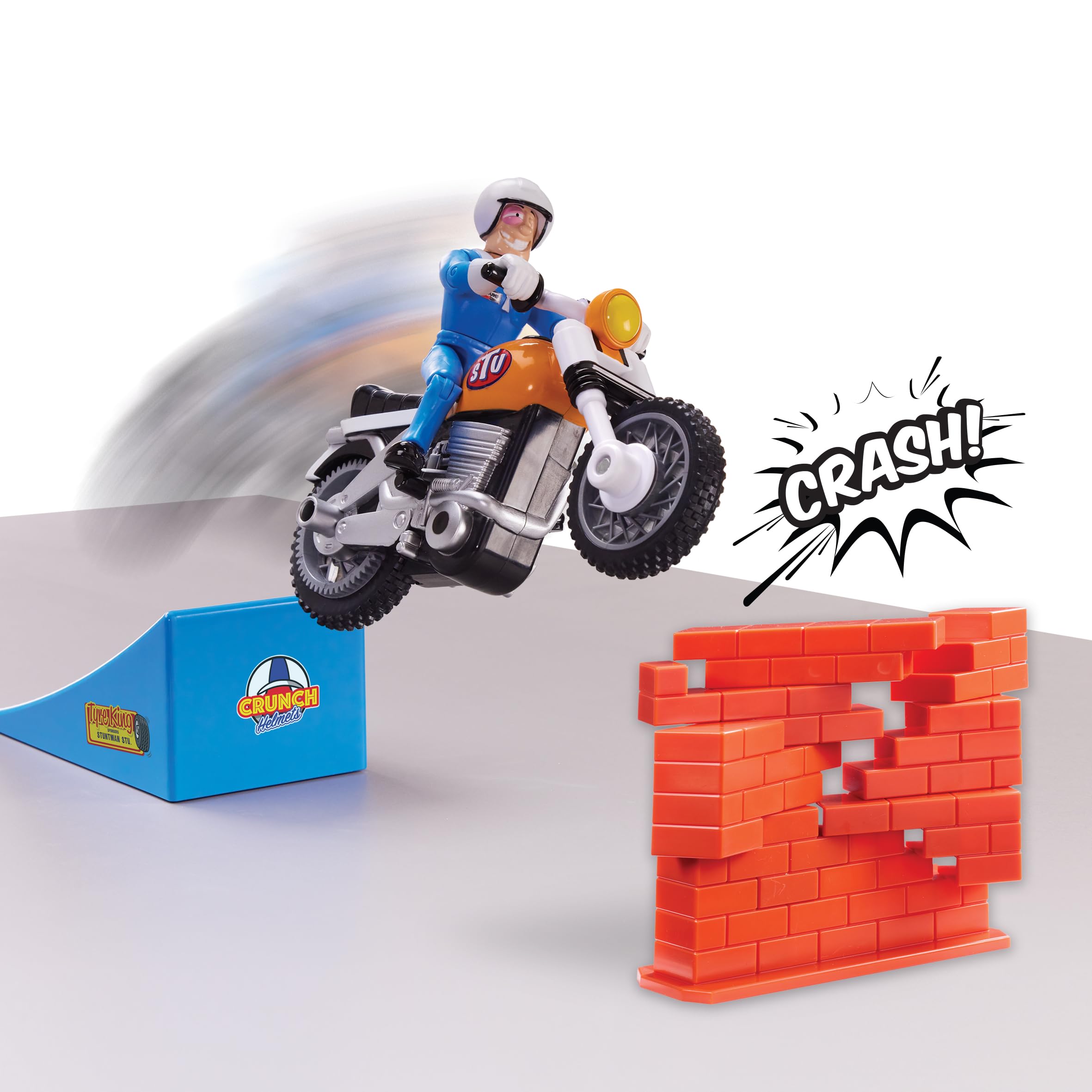 Stuntman Stu Nitro Boost Stunt Bike - Rev, Zoom & Jump Playset for Kids 5+ 4