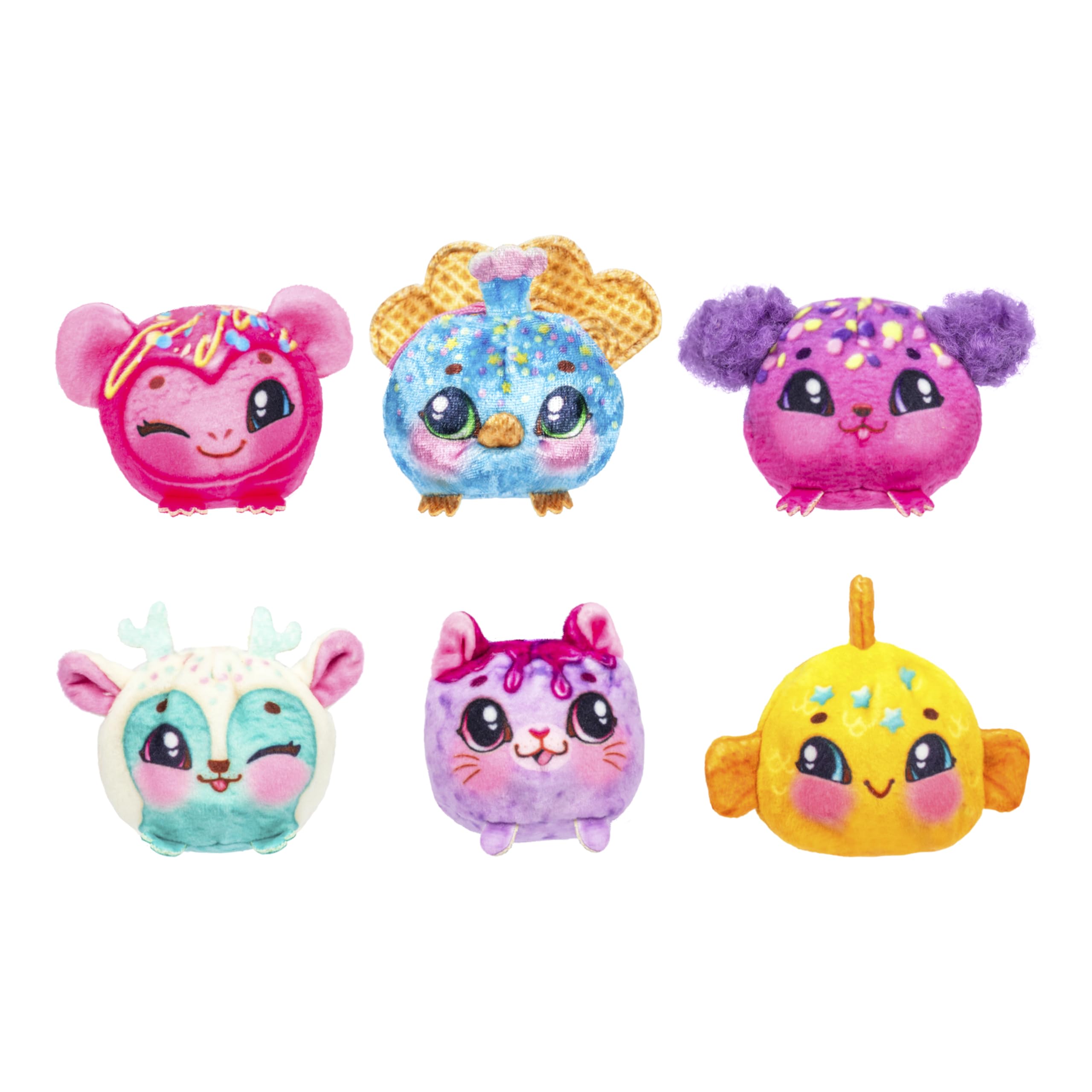 Cookeez Makery Yum Yumz Collector's Case - Adorable Ice Cream-Shaped Case with 6 Exclusive Plush 4