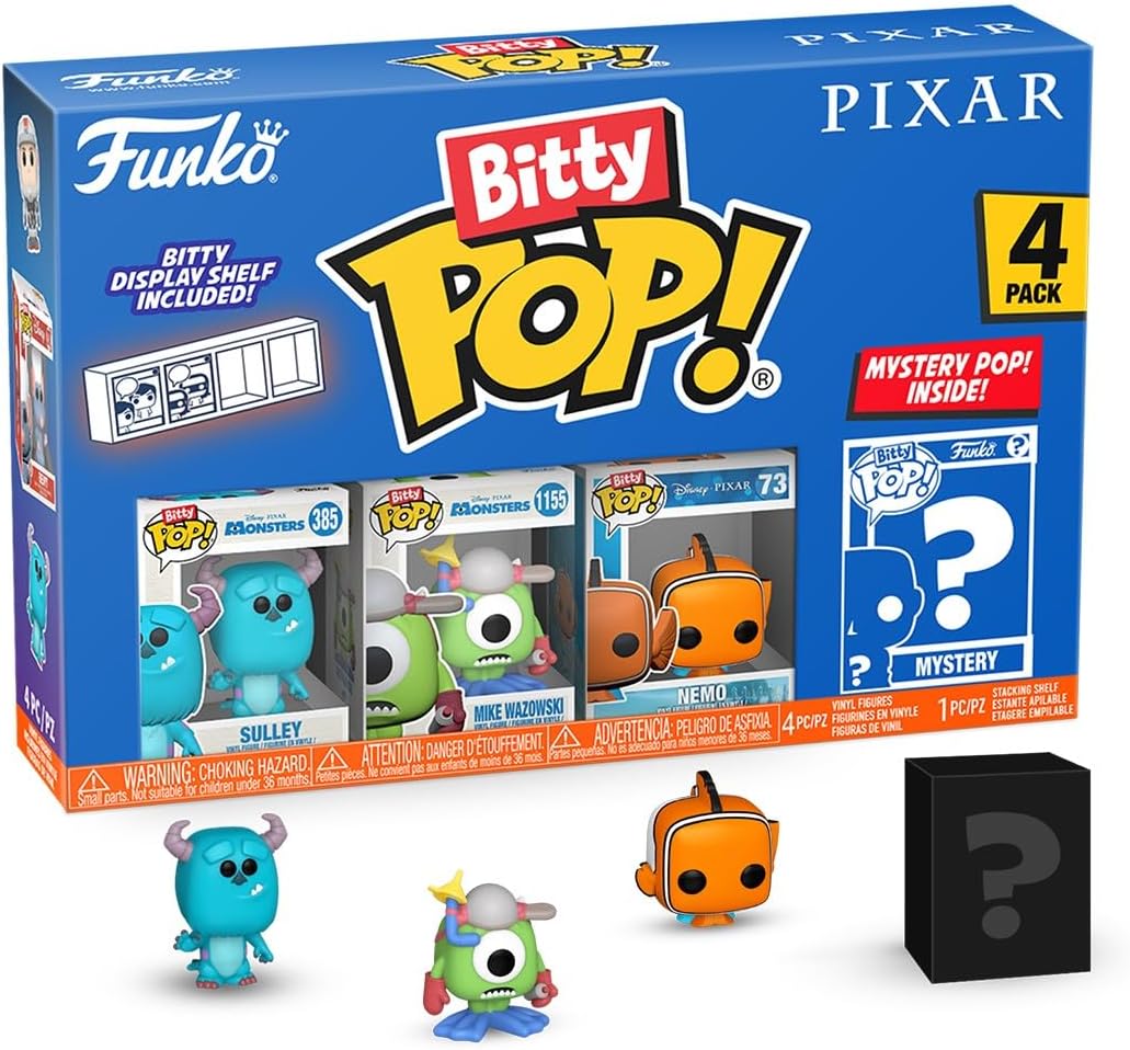 Funko Monsters Inc. Bitty Pop! 4PK Collectible Figures (75467)