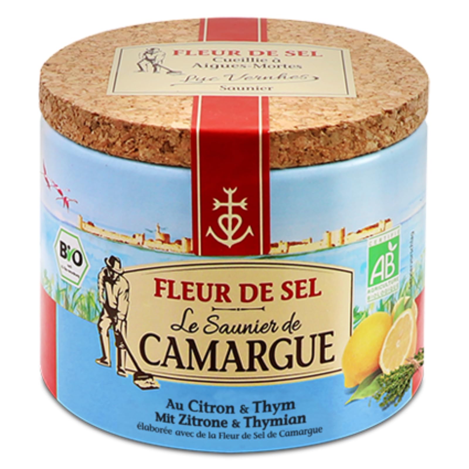 Le Saunier De Camargue Fleur de Sel Lemon and Thyme Sea Salt Flakes - 125g 7
