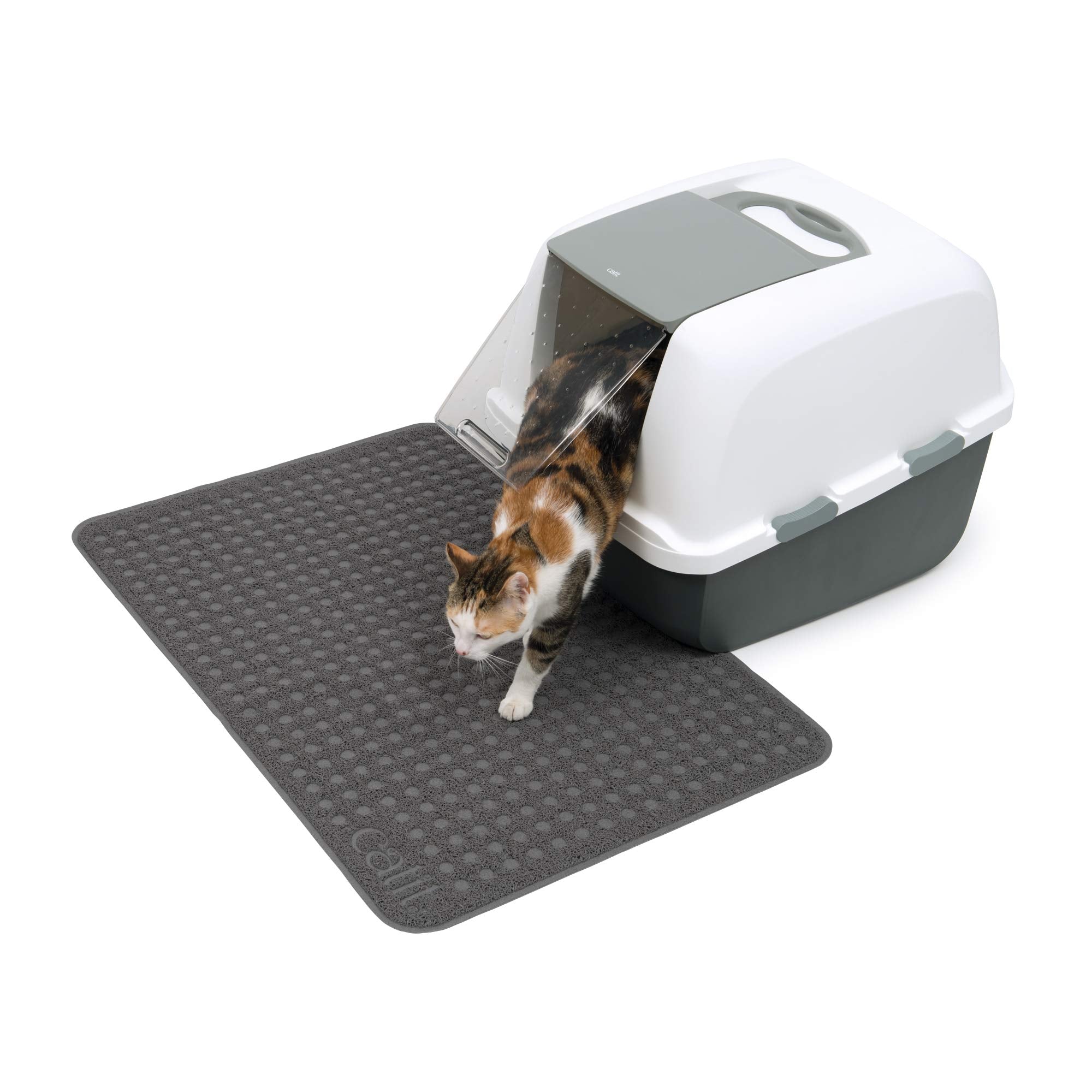 Catit Litter Mat - Soft Grippy Surface for Litter Control | 60 x 90 cm Gray 5