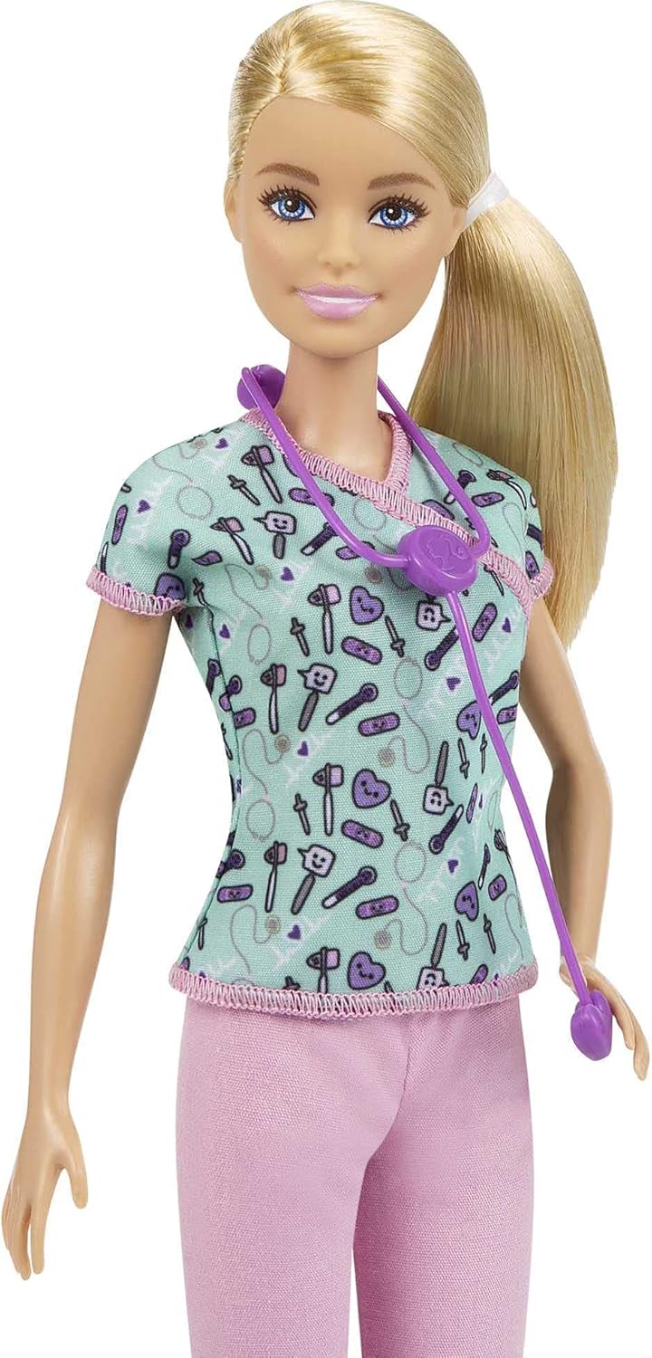 Barbie Nurse Doll - Medical Role Play for Kids 3 Years and Up 5