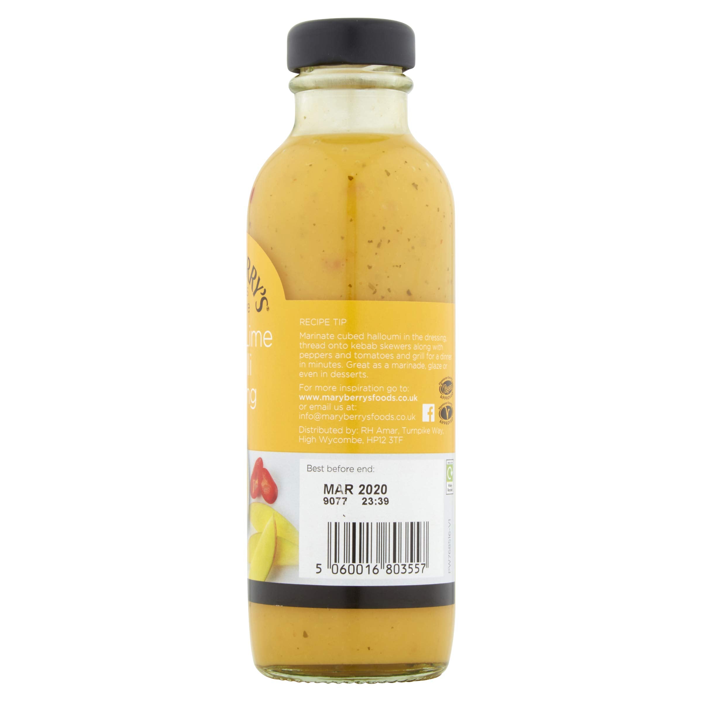 Mary Berry's Mango, Lime & Chilli Dressing - 440g - Sweet Mango with a Hint of Chilli 4