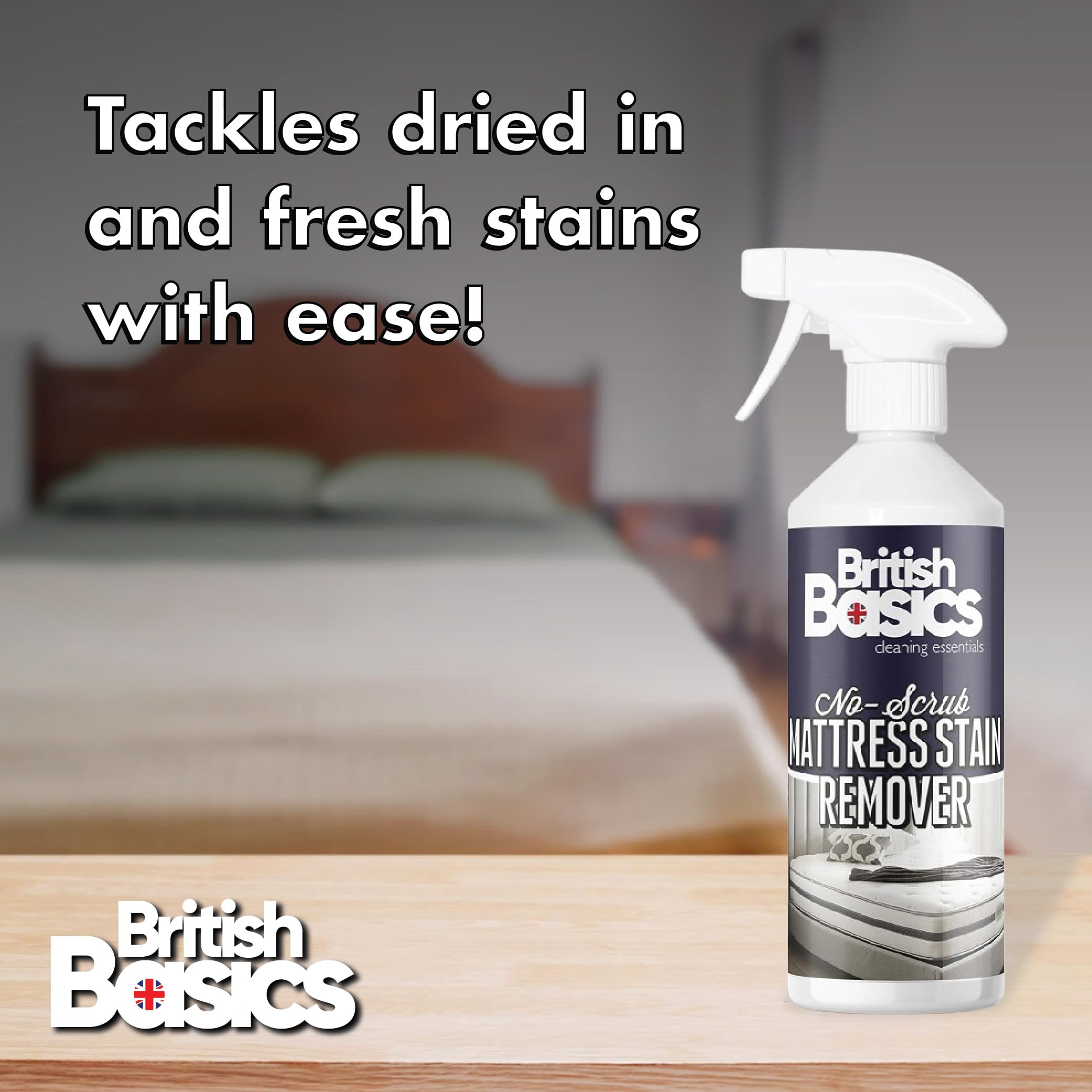 BritishBasics Mattress Stain Remover - Professional Strength Organic Stain Removal | 500 ml 2