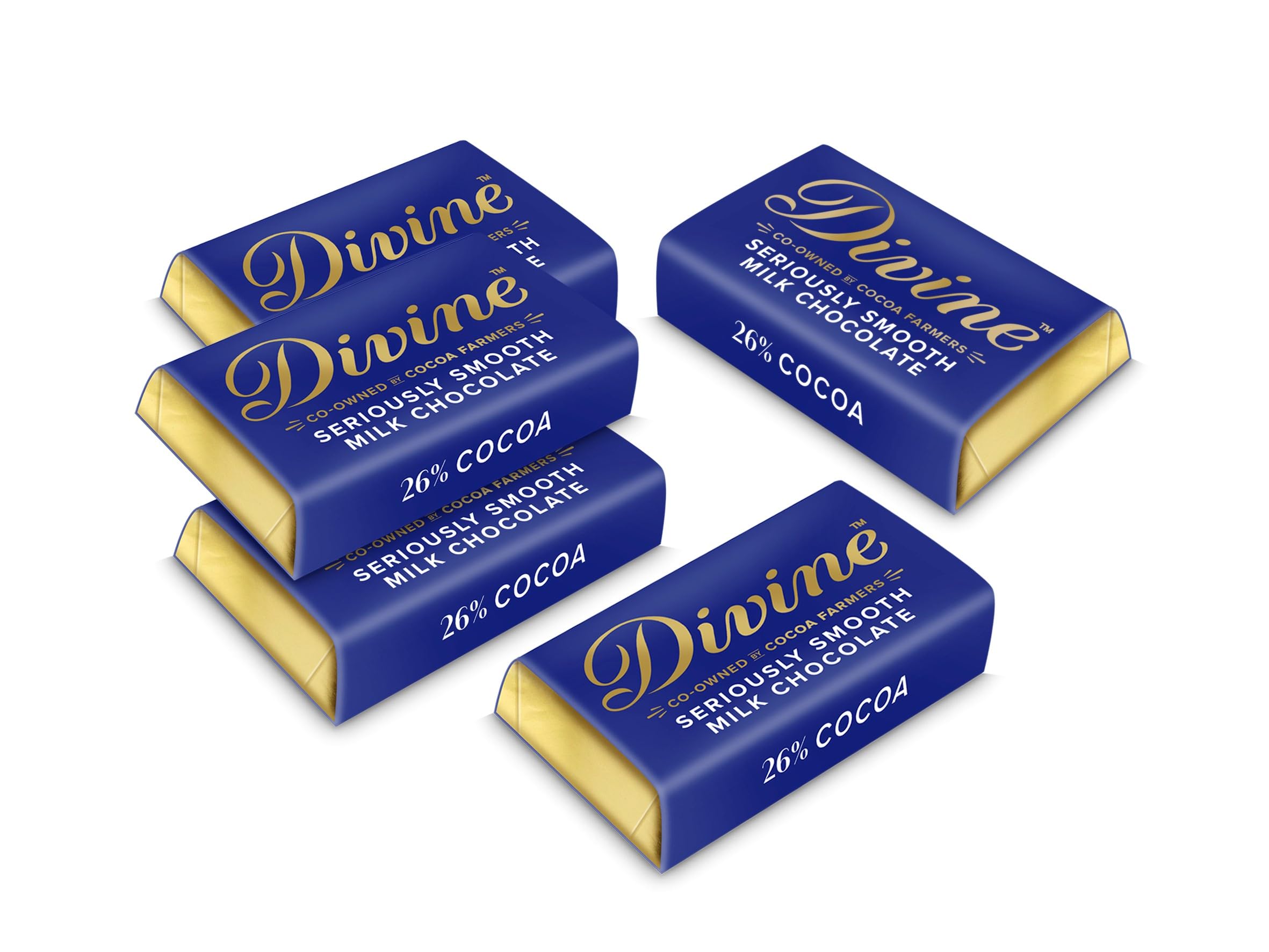 Divine Milk Chocolate Mini Bars (100 x 4.2g)