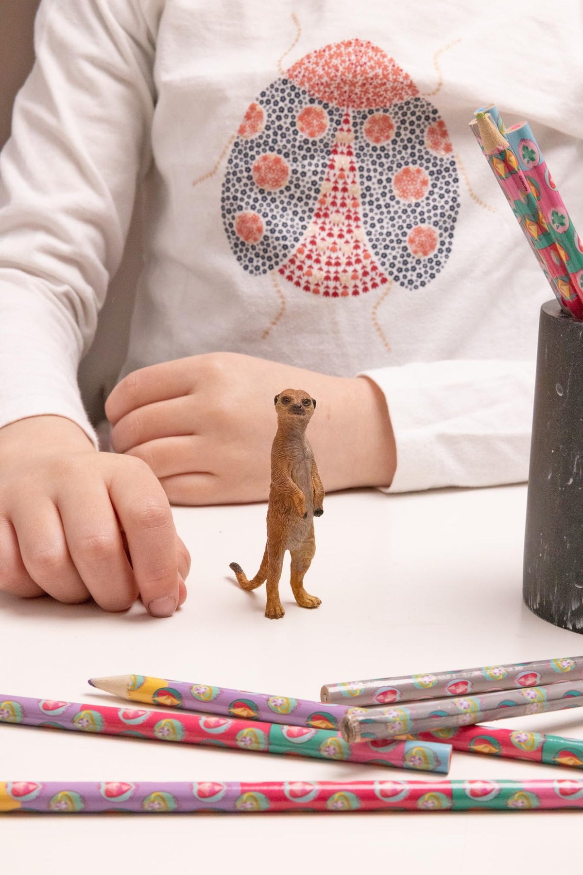 Papo Standing Meerkat Figurine - Realistic Wildlife Toy | PVC | 5 cm x 2 cm x 7 cm