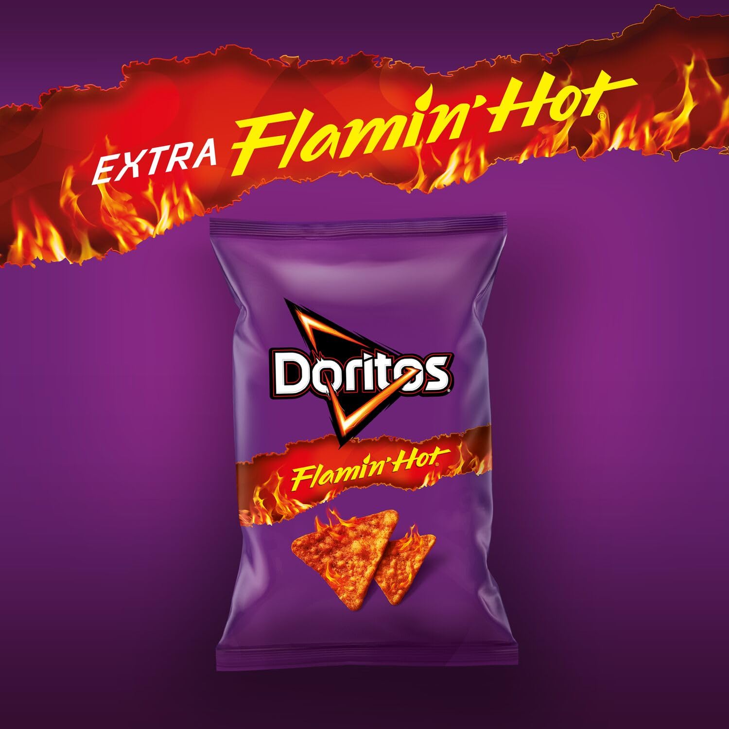 Doritos Extra Flamin' Hot Sharing Bag Crisps 163g 3