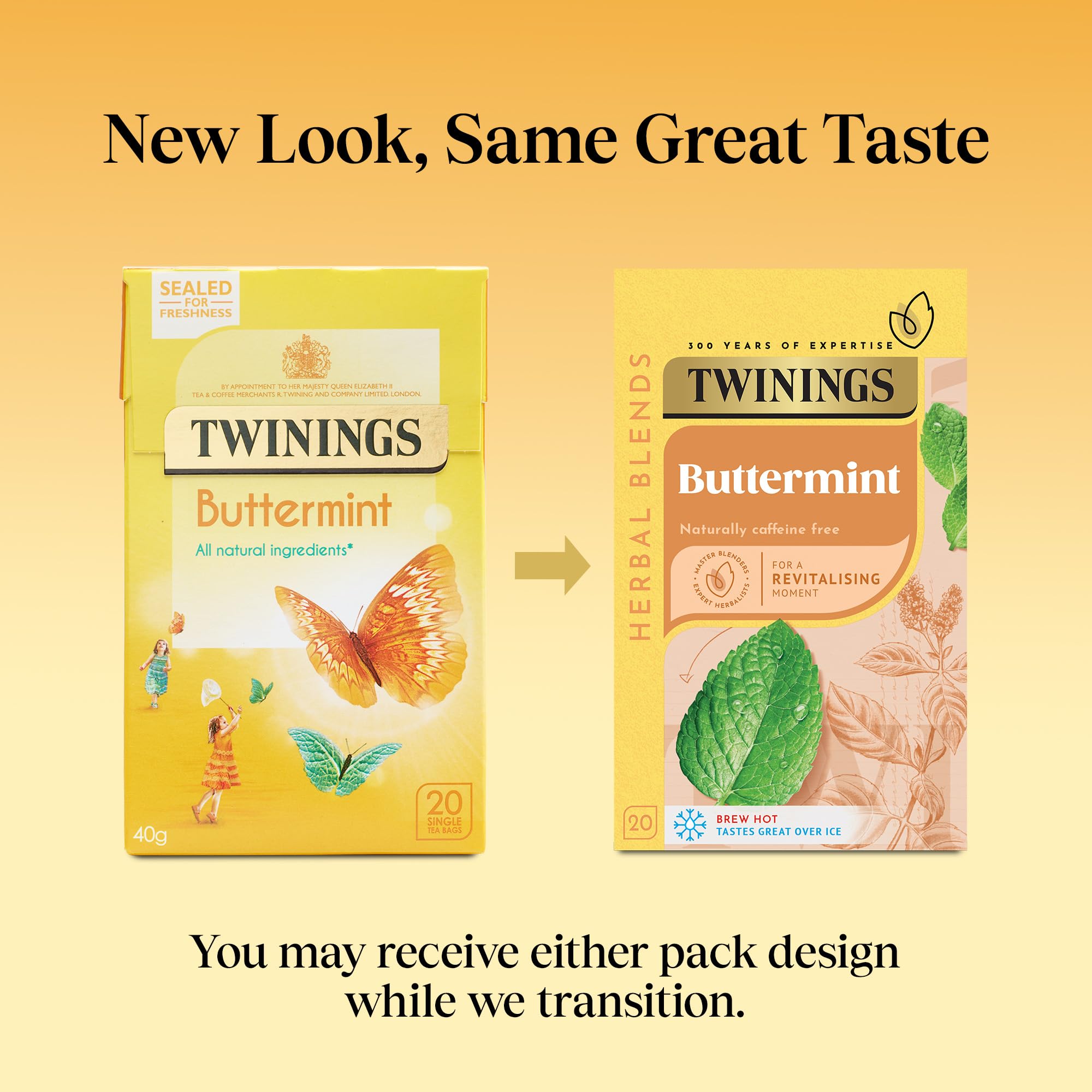 Twinings Buttermint Flavoured Tea Bags - 80 Count (Pack of 4) Biodegradable Bags 2