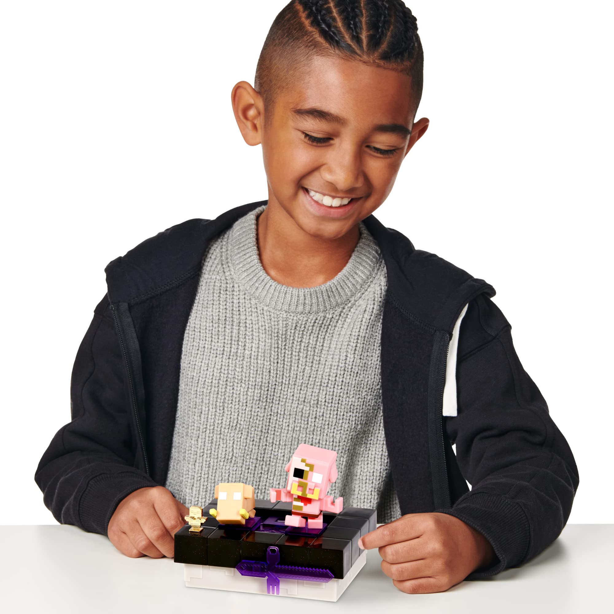 Treasure X Minecraft Nether Portal Mine and Craft Playset - Ages 5+ 13