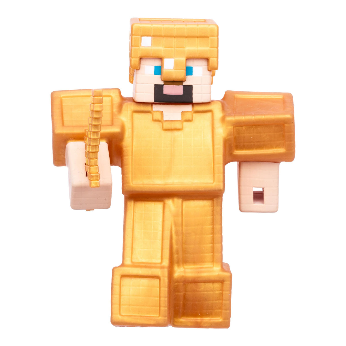 Heroes of Goo Jit Zu Minecraft Gold Armor Steve Stretchy Figure - 1 Piece, 4+ Years