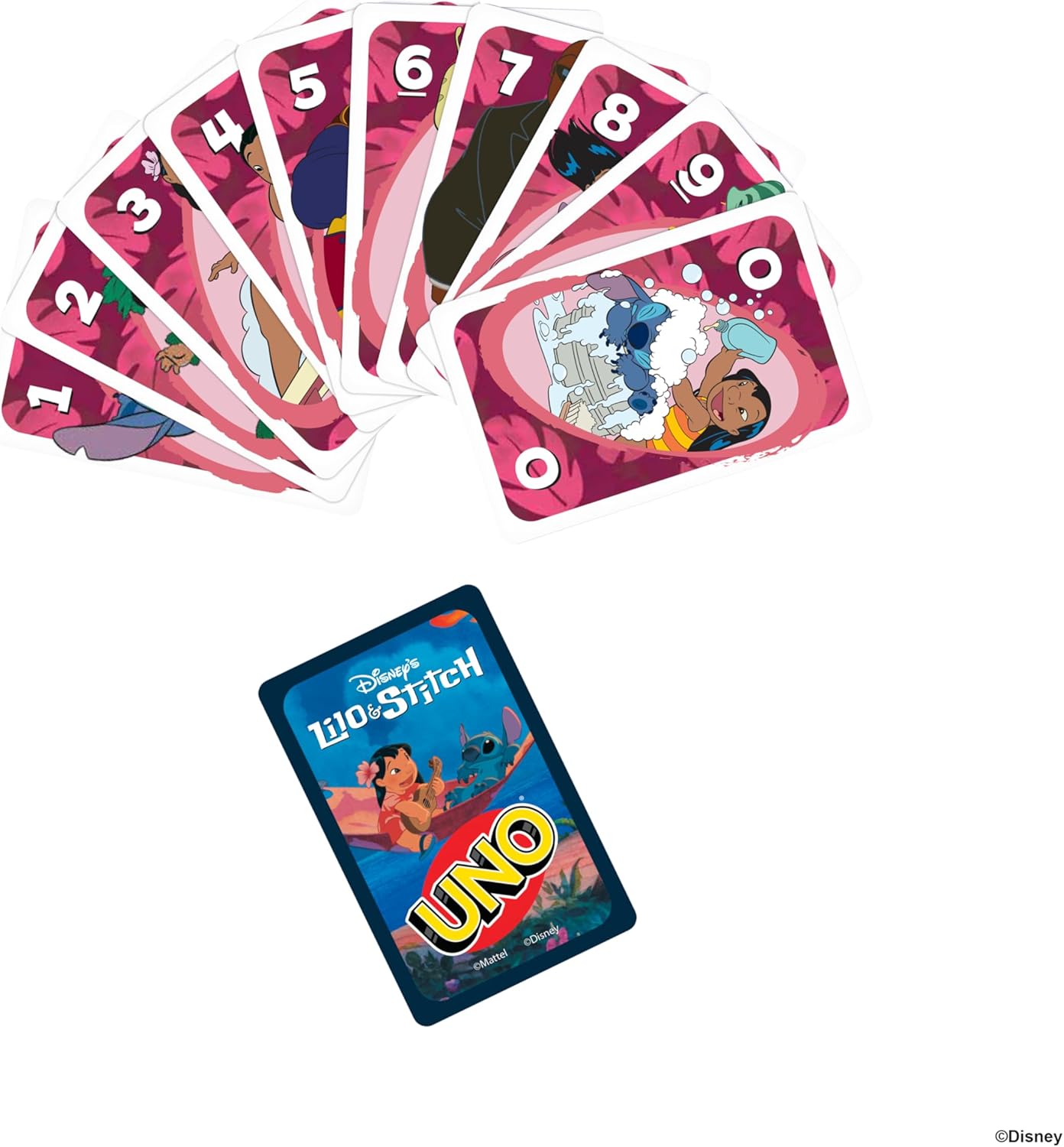 Mattel Games UNO Disney’s Lilo and Stitch Card Game 6