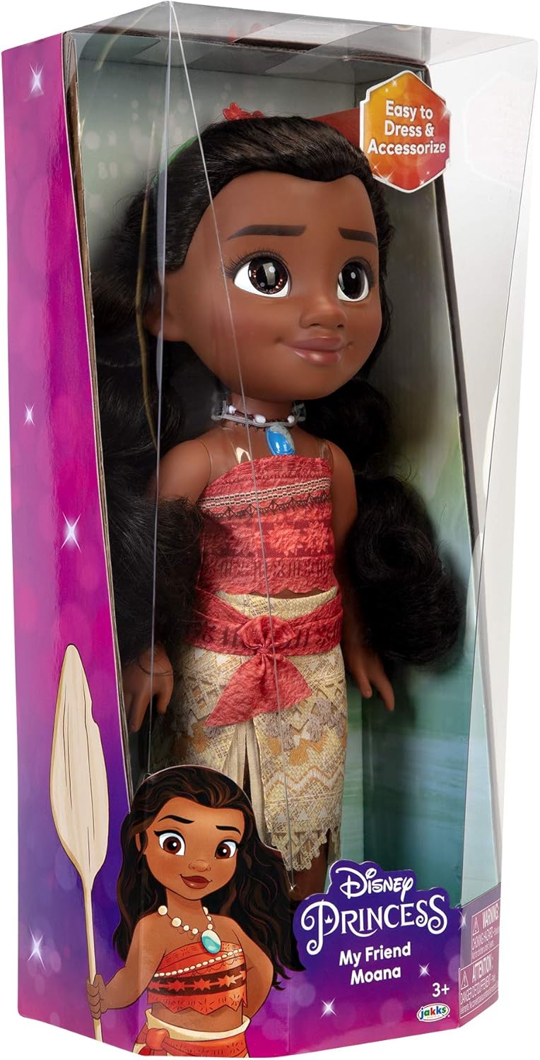 Disney Princess Moana Fashion Doll - 14" Glitter Eyes & Long Hair, Ages 3+ 6
