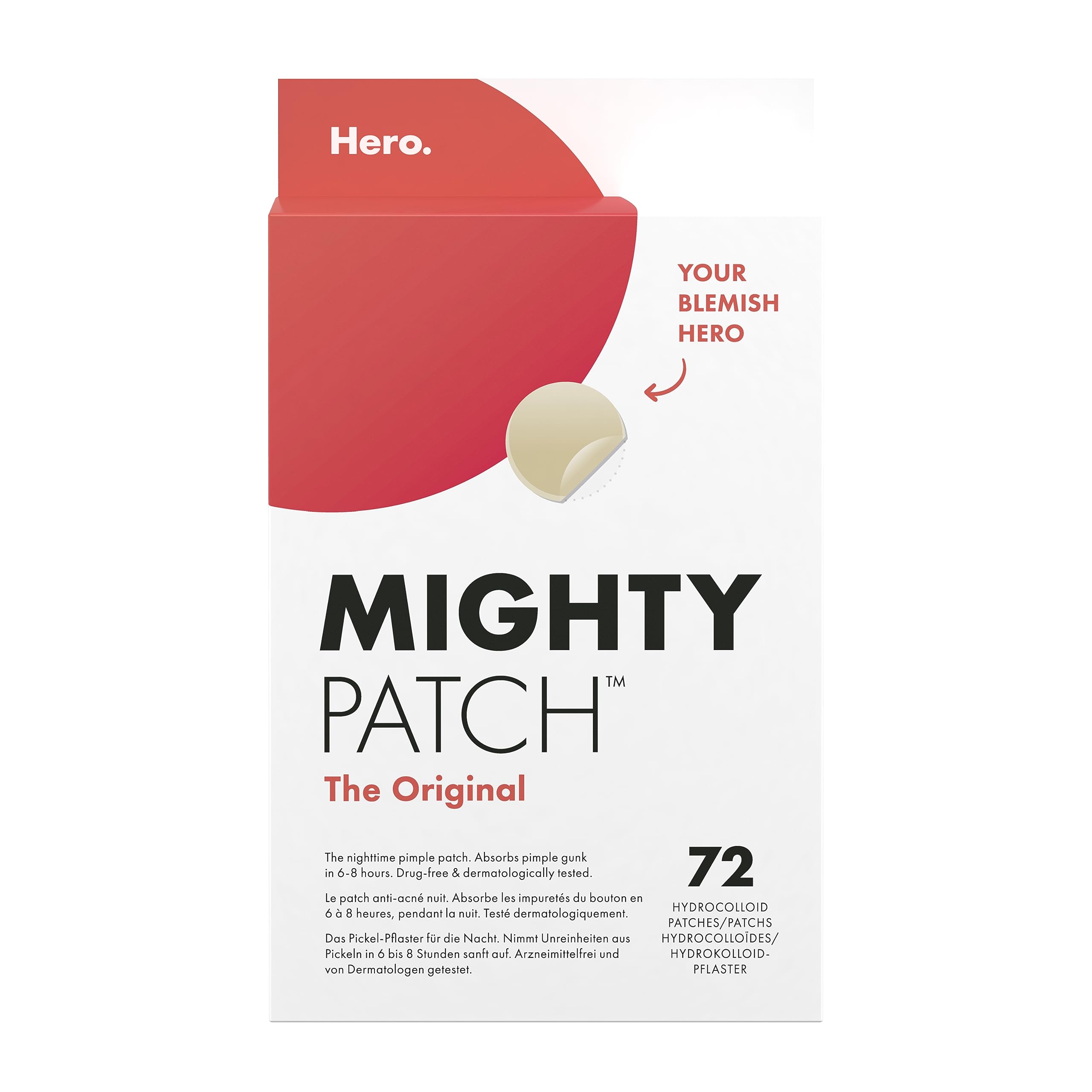 Hero Cosmetics - Mighty Patch Original Spot Patches (72 Count)
