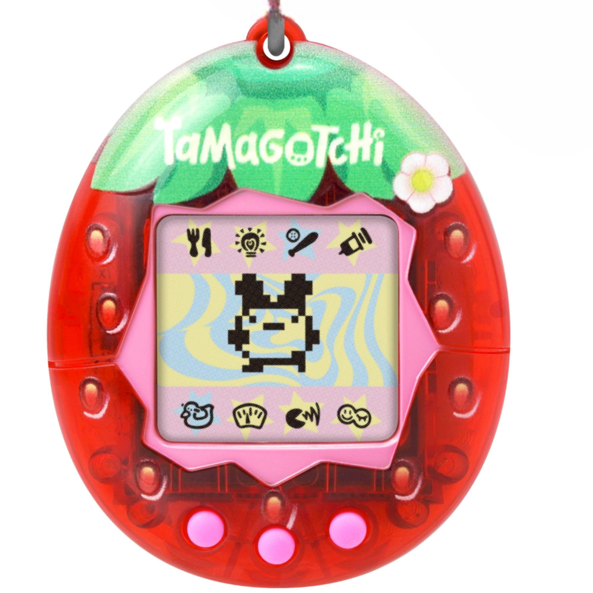 Tamagotchi Original Fresh Strawberry Digital Pet - Electronic Interactive Toy for Kids 8+