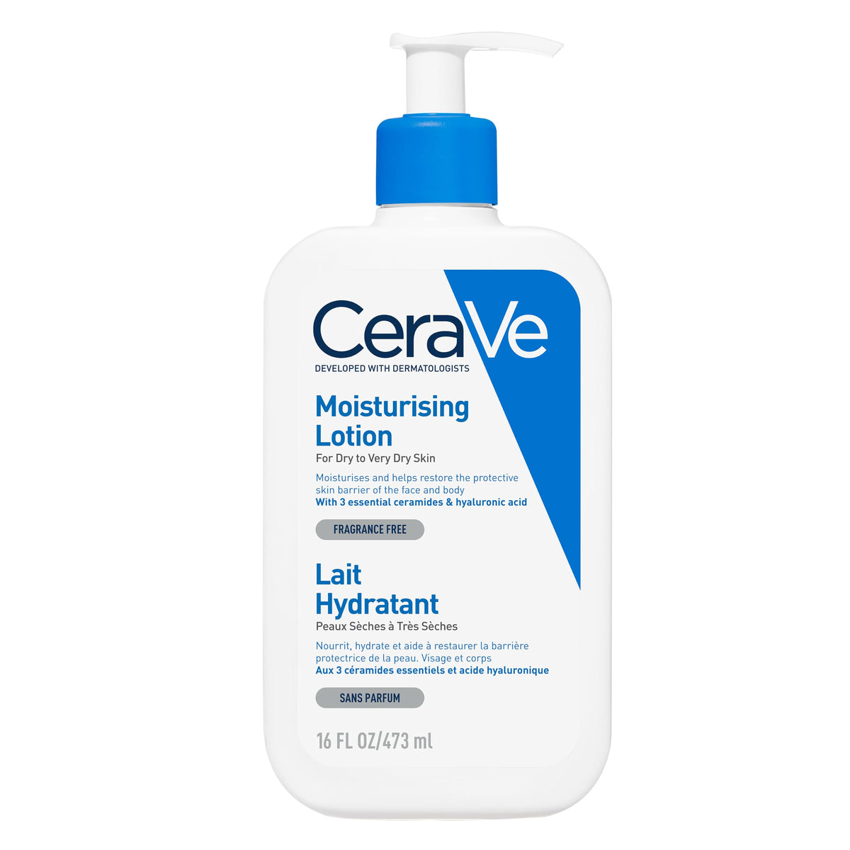 CeraVe Moisturising Lotion - 24-Hour Hydration | Hyaluronic Acid & Ceramides | 473 ml