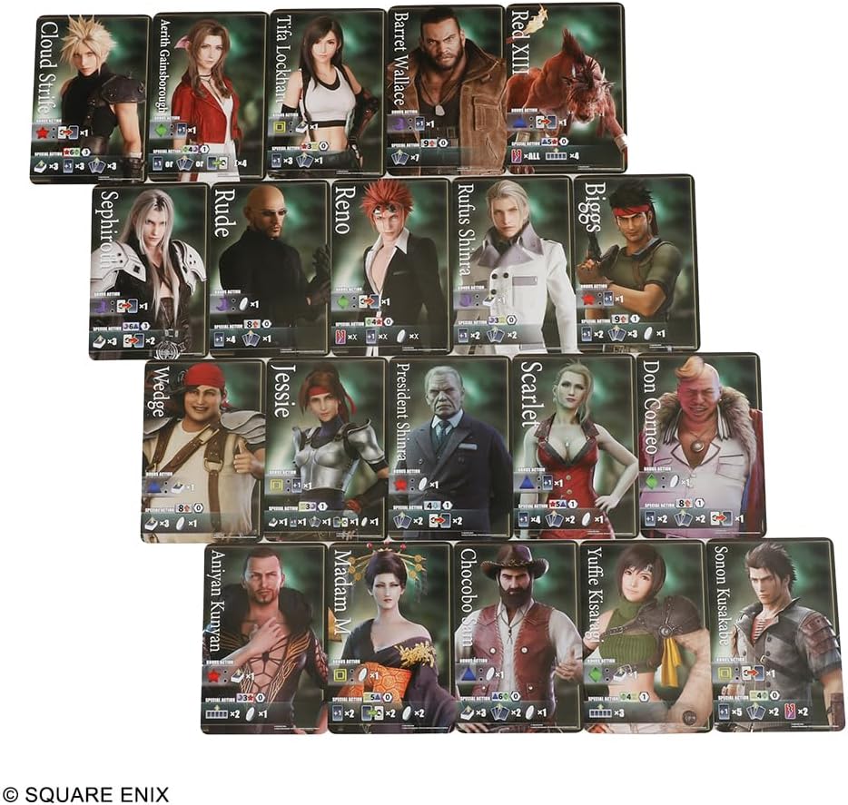 Square Enix Final Fantasy VII Remake Board Game Materia Hunter 6