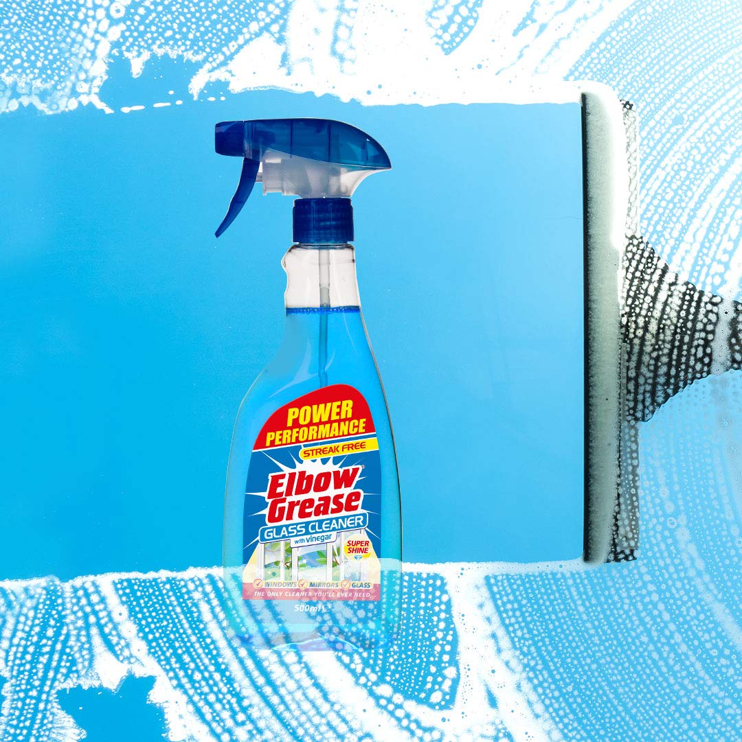 Elbow Grease Glasreiniger mit Essig – 500 ml Spray für Fenster, Spiegel &amp; Glasoberflächen 3