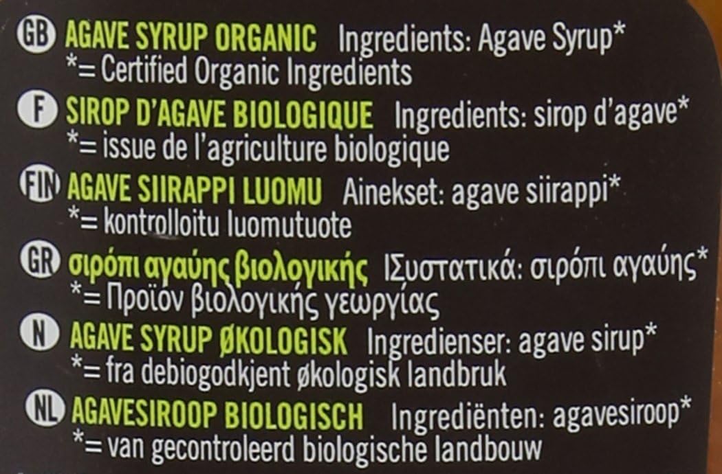 Biona Organic Agave Light Syrup, 250ml 5