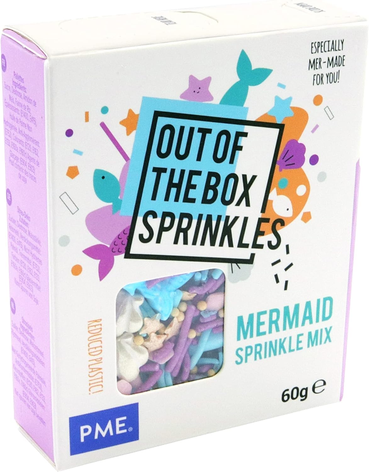 PME Mermaid Sprinkles Mix - Out of the Box Baking Decoration